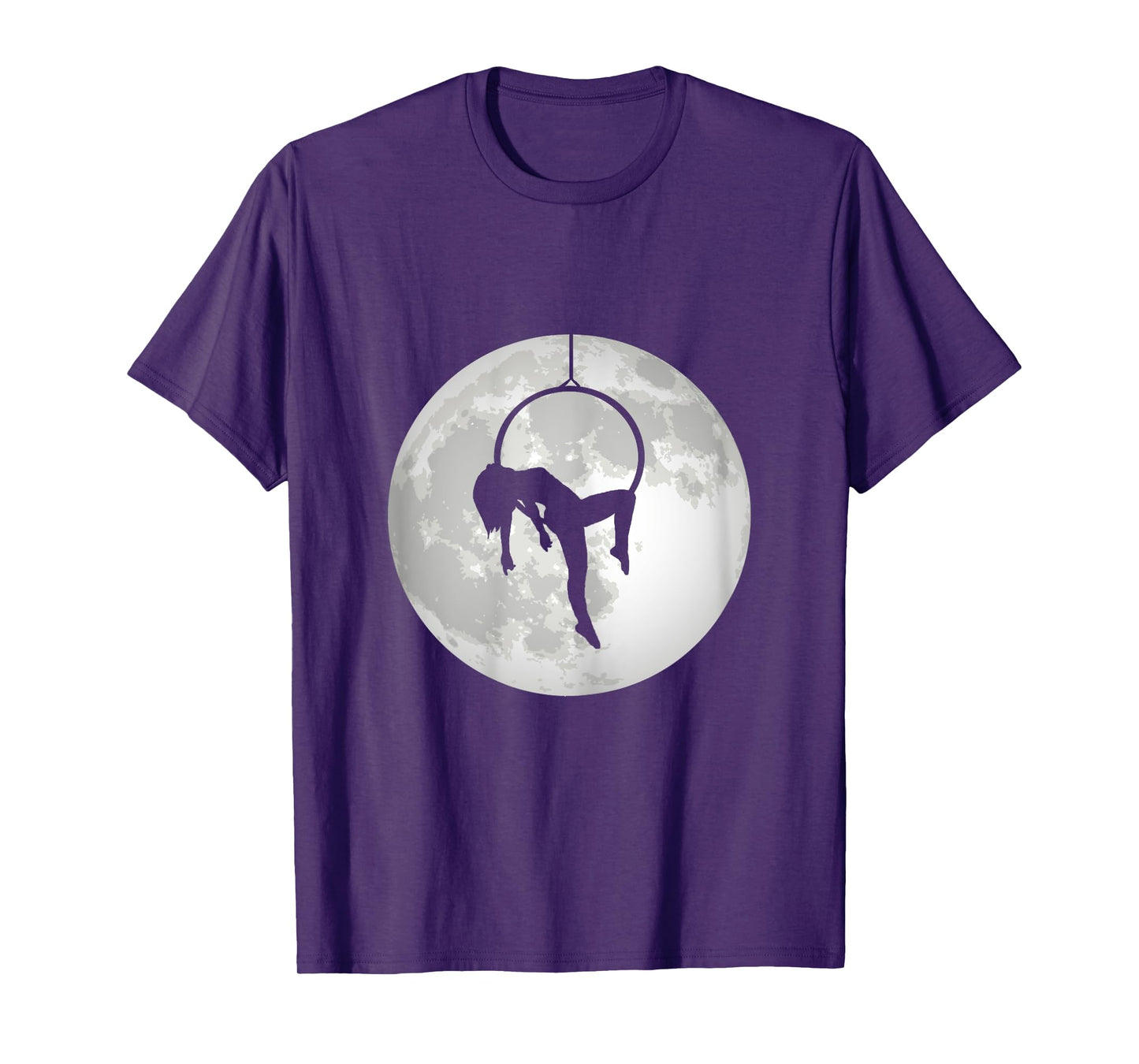 Aerial Moon Aerial Yoga Circus Lyra Trapeze Aerial Silk T-Shirt
