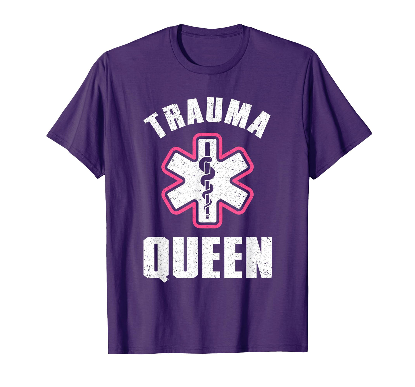 EMT Paramedic Gift EMS First Responder Accessories Funny Paramedic Design For Women Girls EMT Trauma Queen T-Shirt