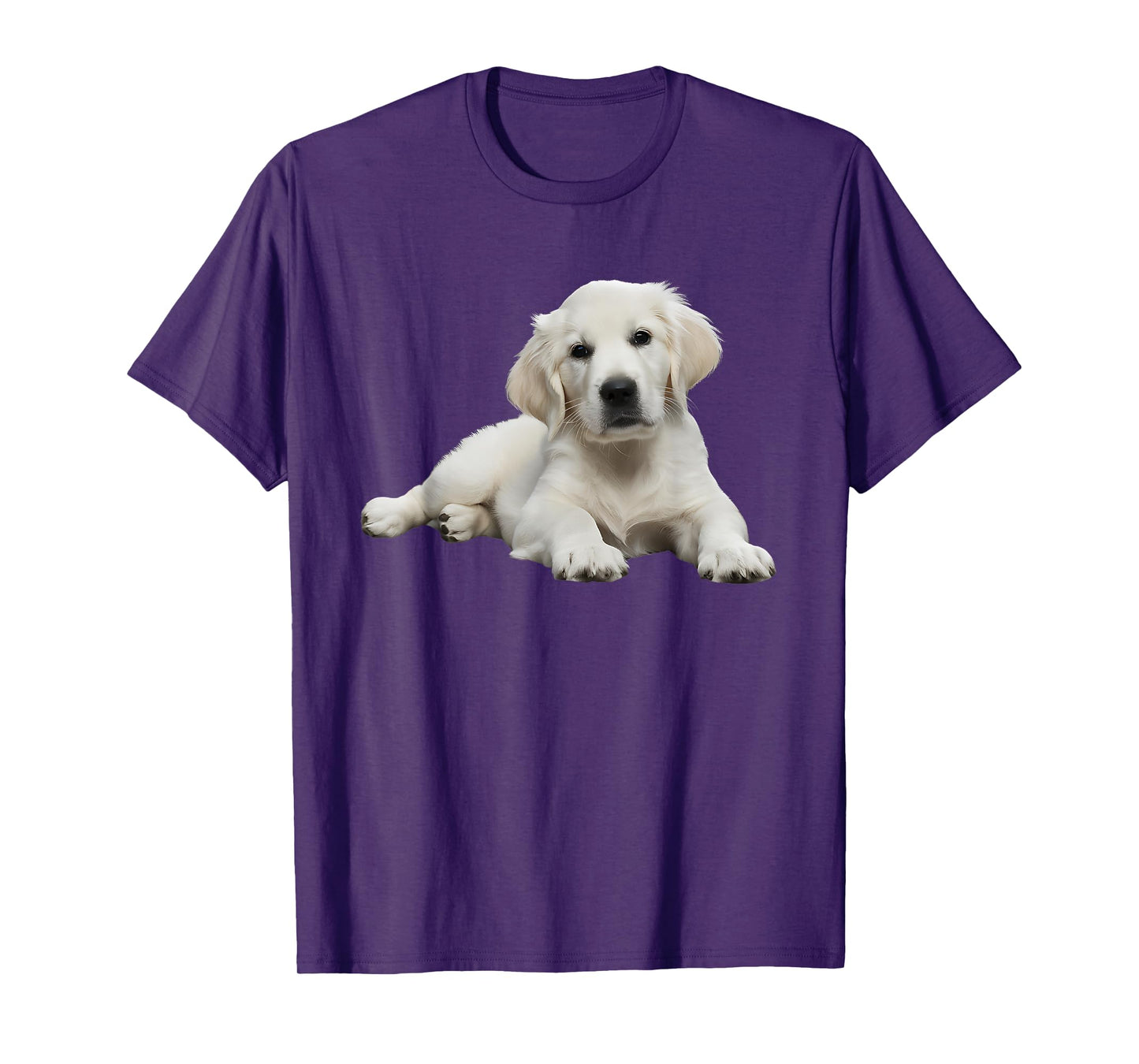 White Lab English Cream Golden Retriever Dog Puppy Mom Girls T-Shirt