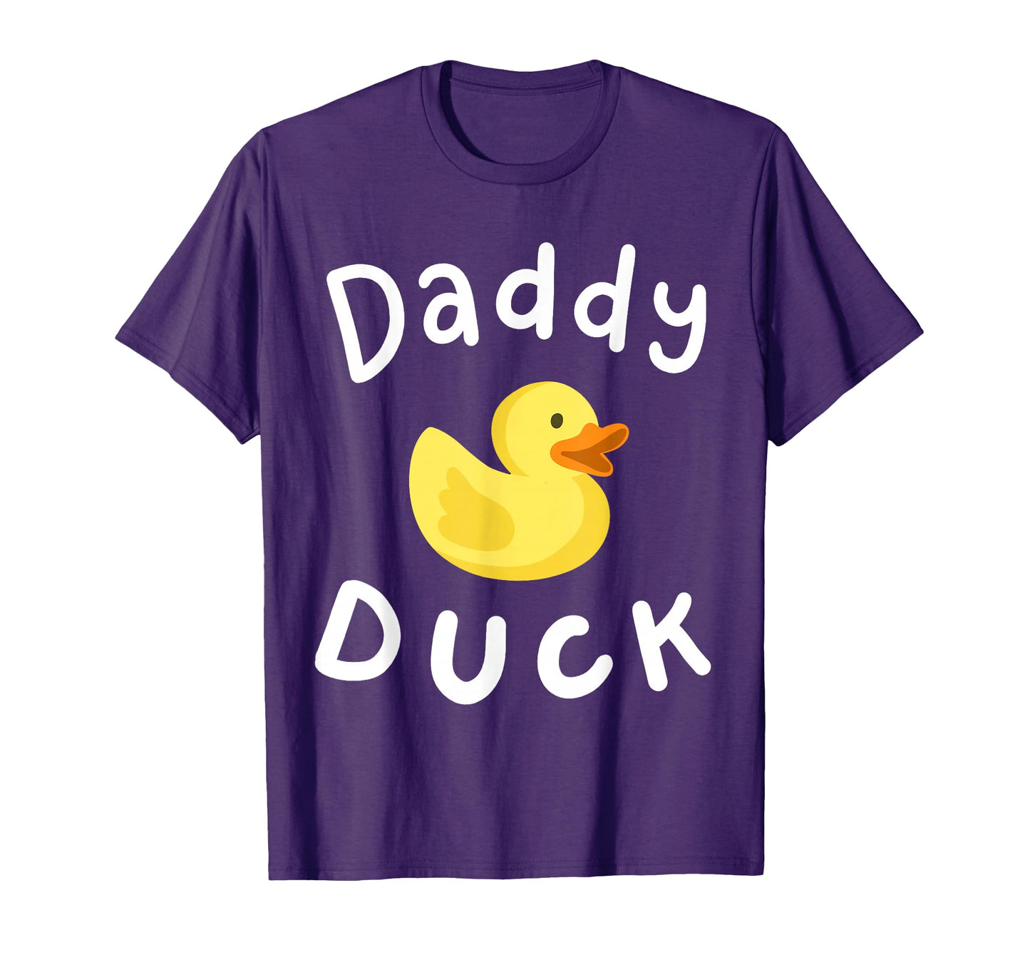 Daddy Duck Birthday Rubber Duck Lover Family Matching Men T-Shirt
