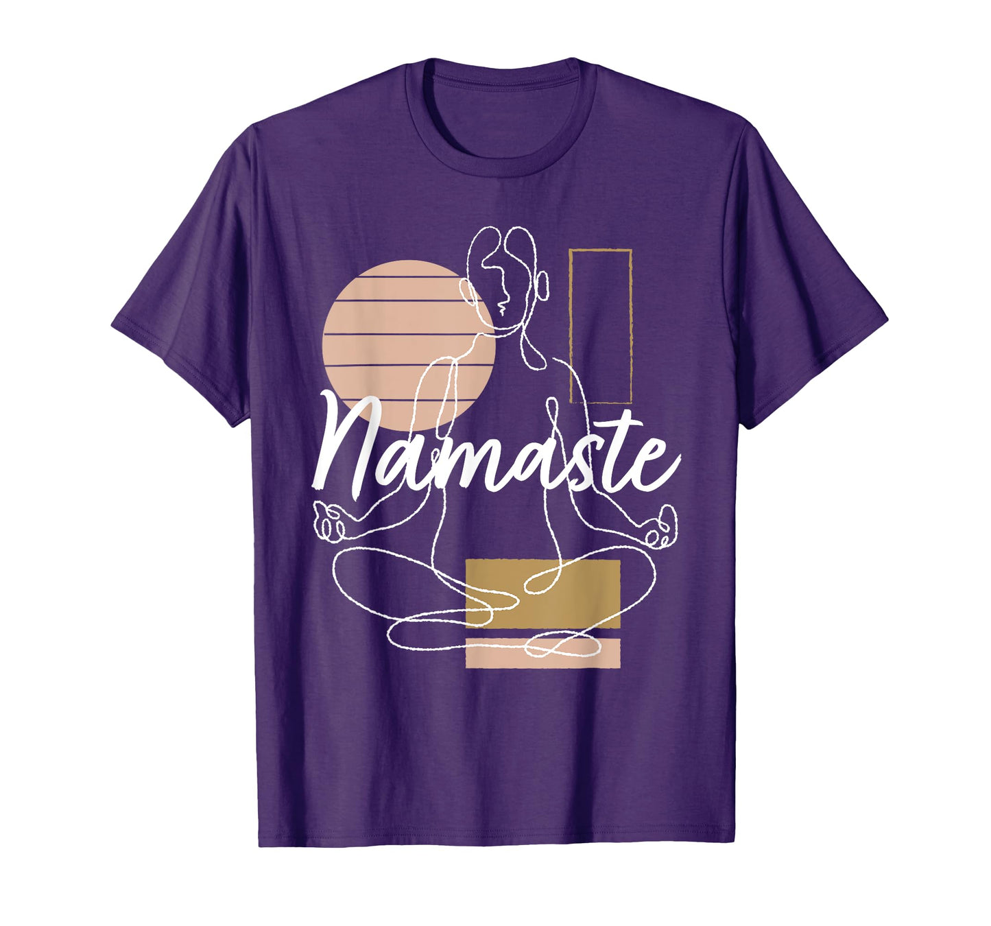 Namaste Girl Yoga Woman Yoga Meditation Yoga T-Shirt