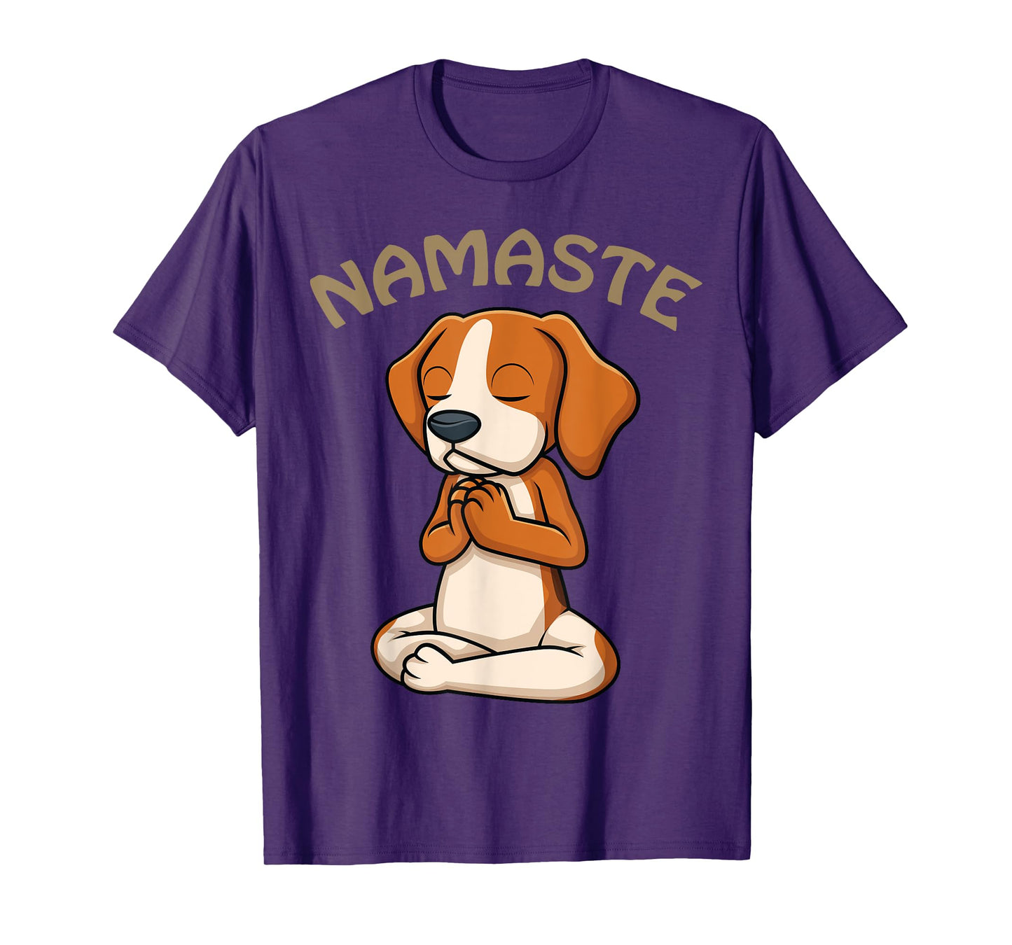 Dog Yoga Shirt Funny Puppy Lovers Yoga Gift Namaste Dogs T-Shirt