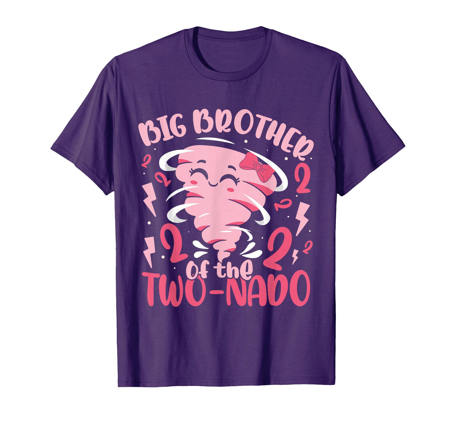 Big Brother of the Two-nado Tornado Theme 2nd Birthday Party T-Shirt