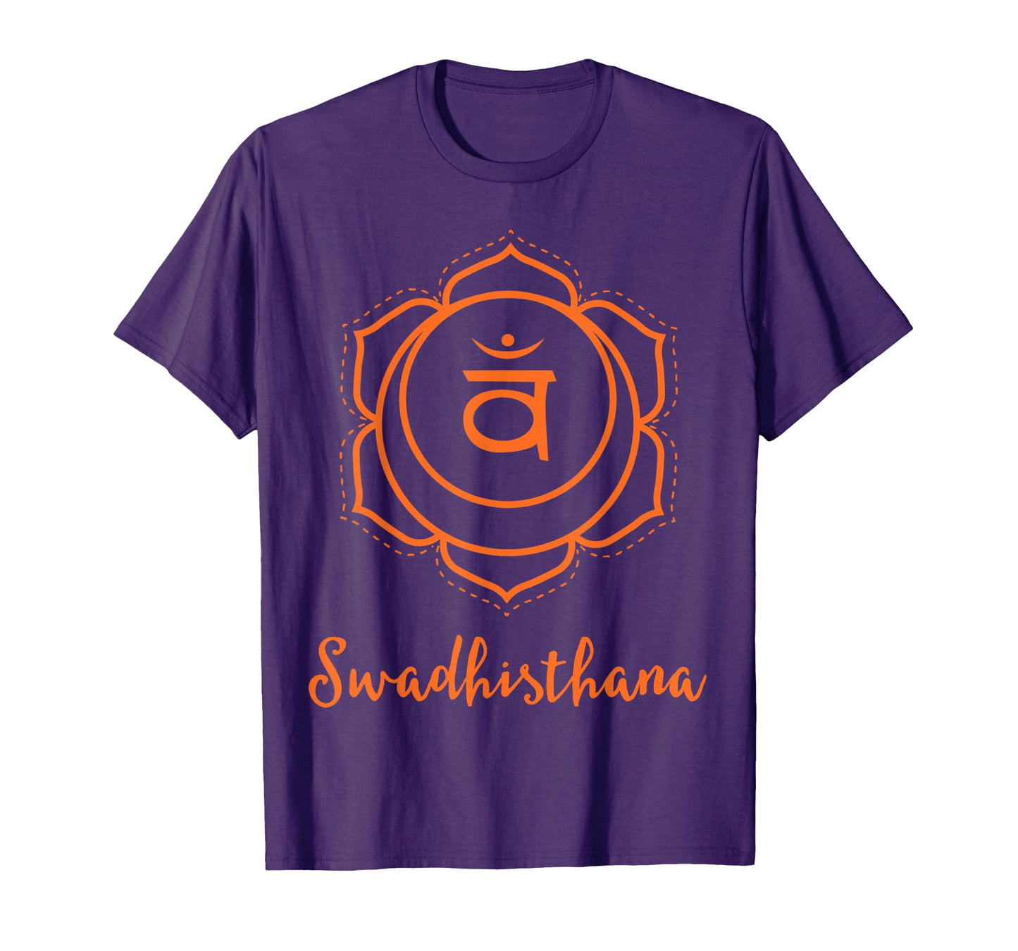 Swadhisthana Orange Sacral Chakra Symbol - Yoga T-Shirt T-Shirt