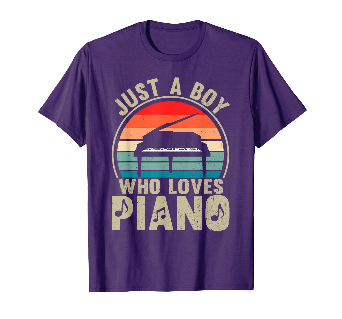 Just a Boy Who Loves Piano Recto Pianist T-Shirt