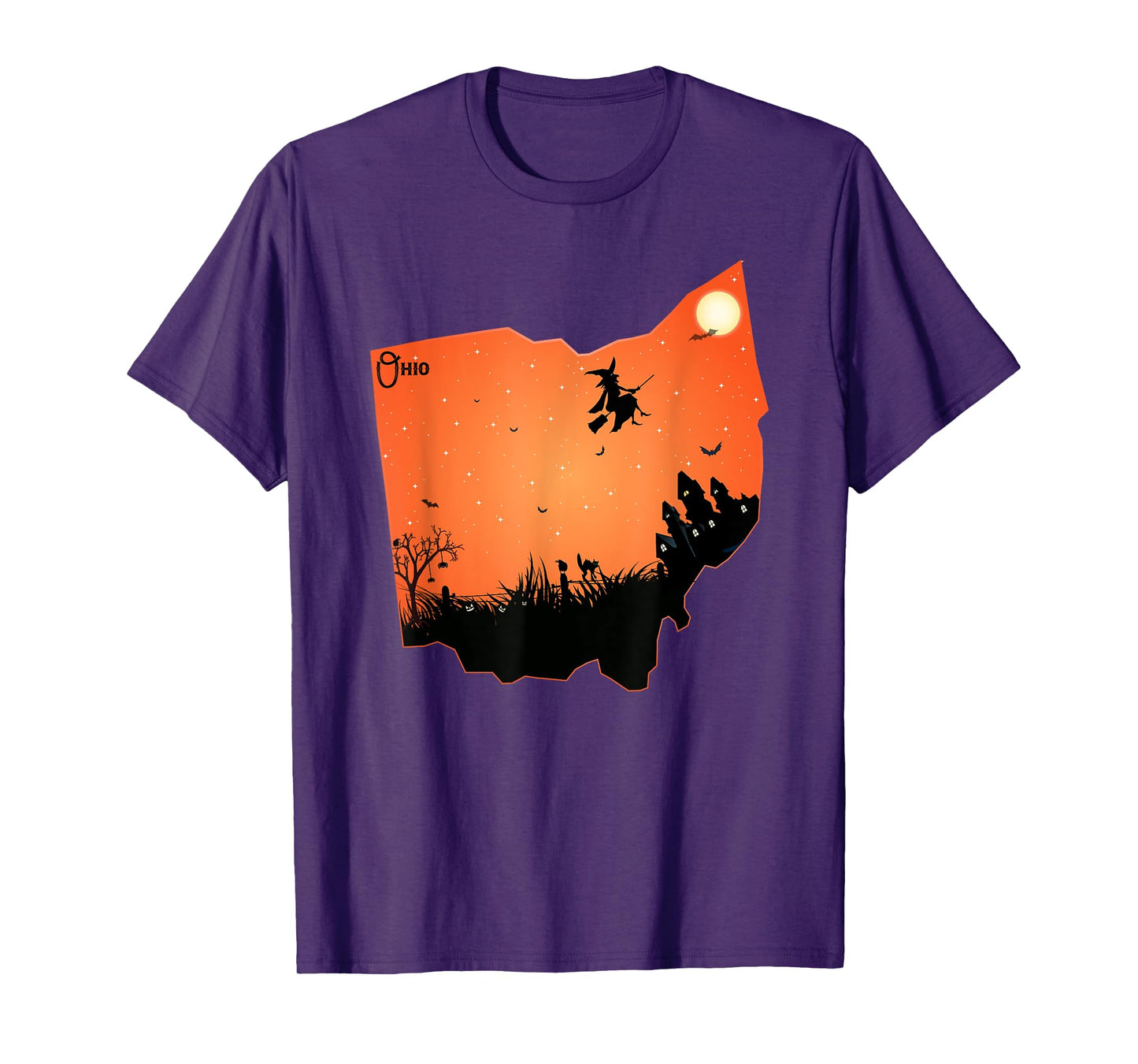 Halloween Ohio OH State Design Shirt Gift for Men Women Kids