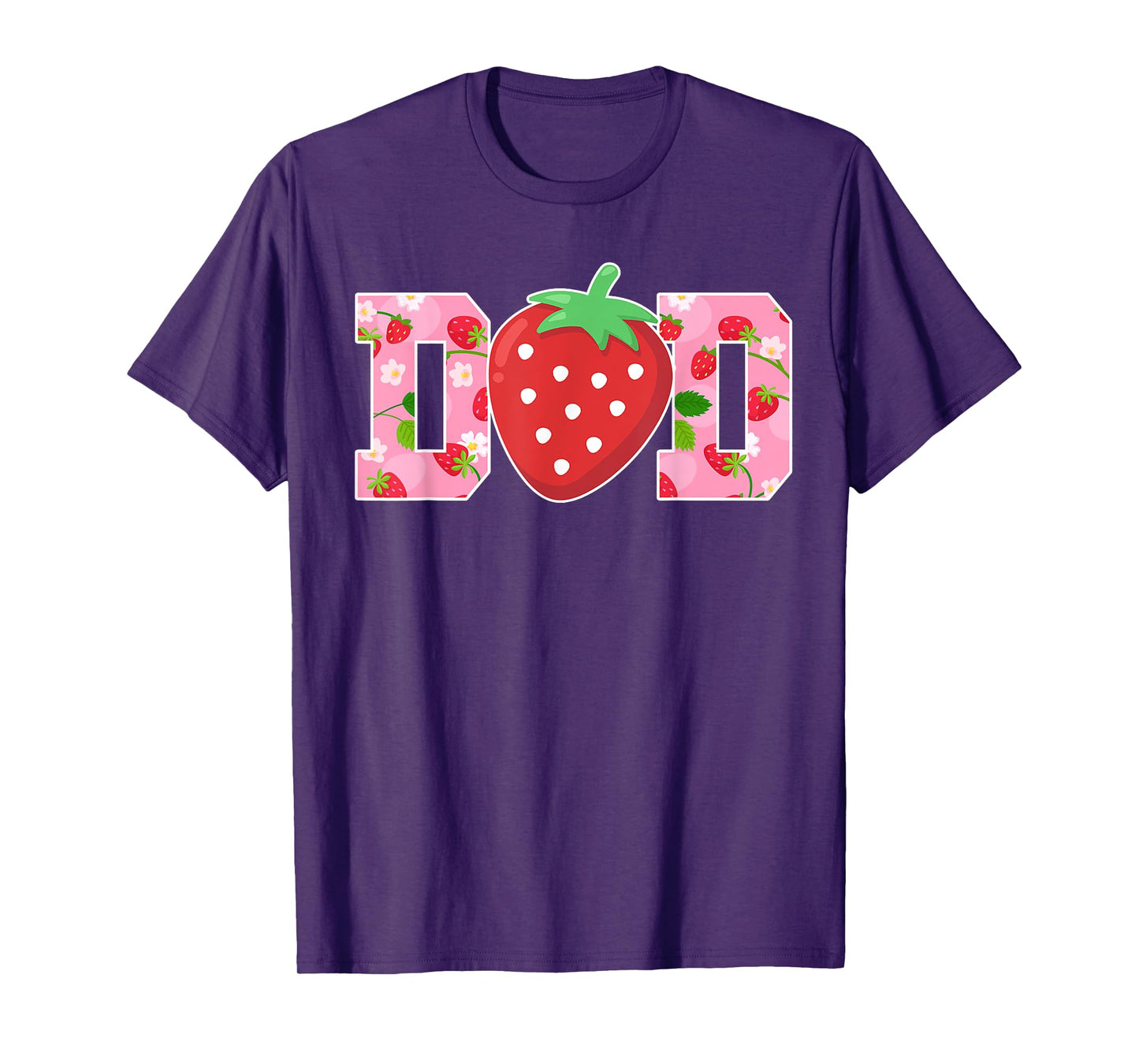 Dad Of The Berry Sweet Birthday Strawberry Girls Family T-Shirt