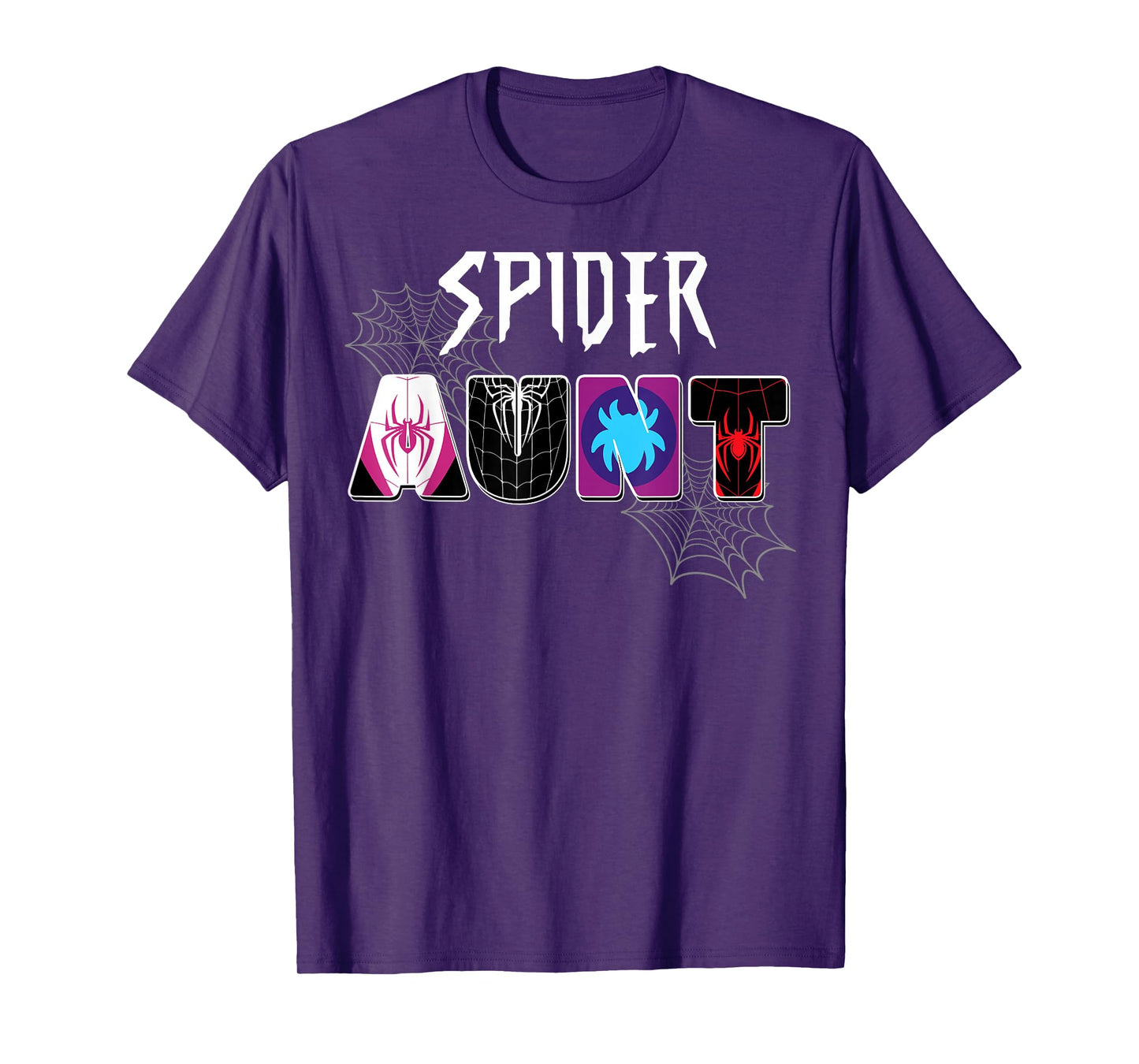 Birthday Party Spider Outfit Spider Aunt Women Girls T-Shirt