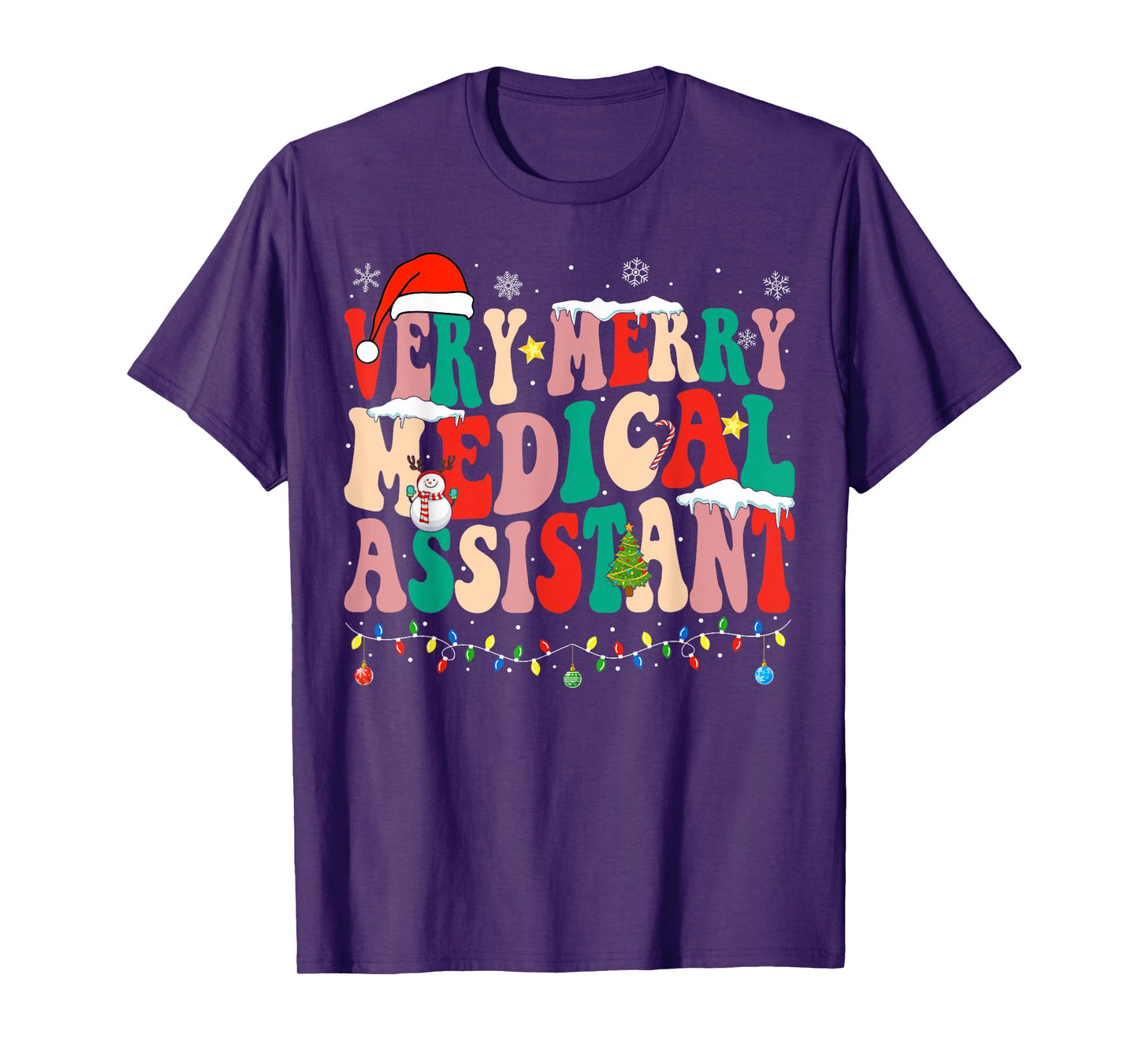 Very Merry Medical Assistant Christmas Medical Assistant T-Shirt