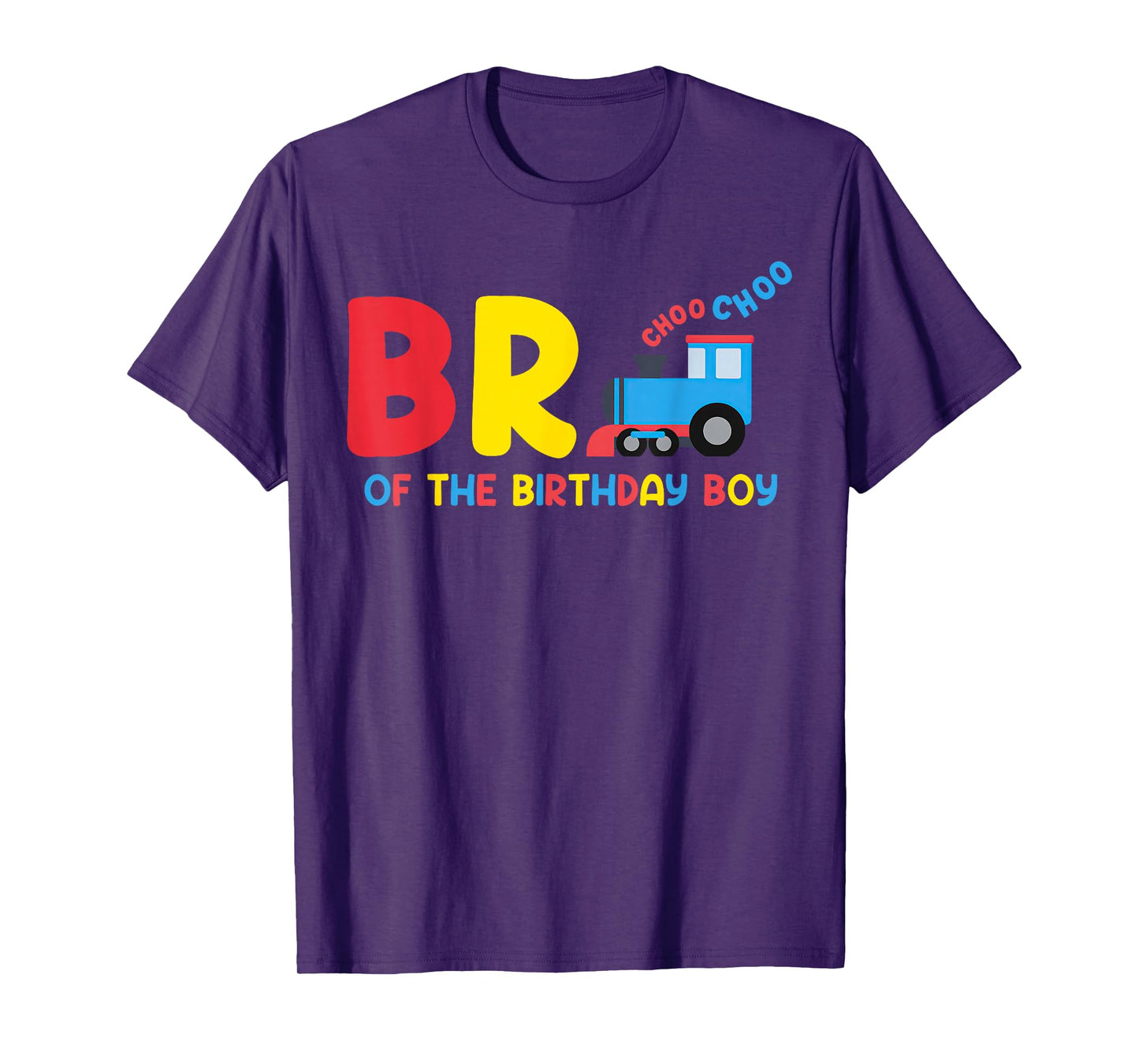 Brother Of The Birthday Boy Choo Choo Train Family Matching T-Shirt