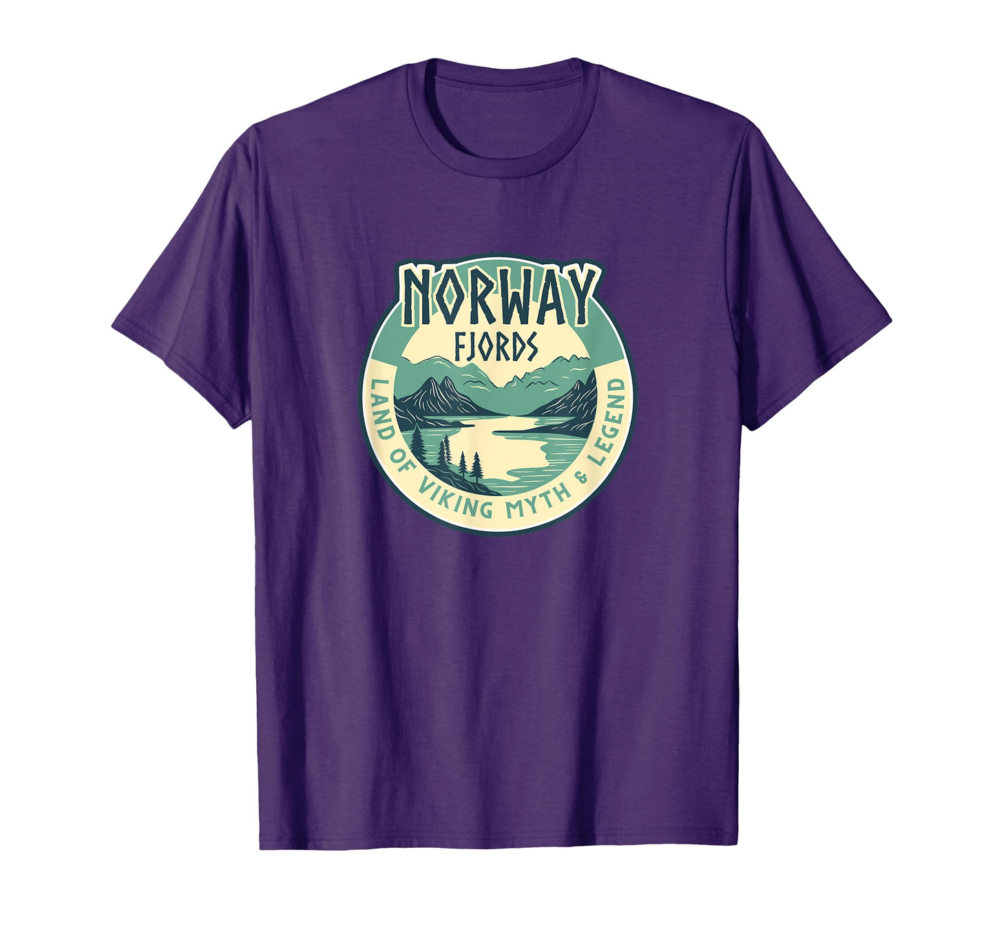Norway Norwegian Fjords Scandinavia Vacation Vikings Nordic T-Shirt