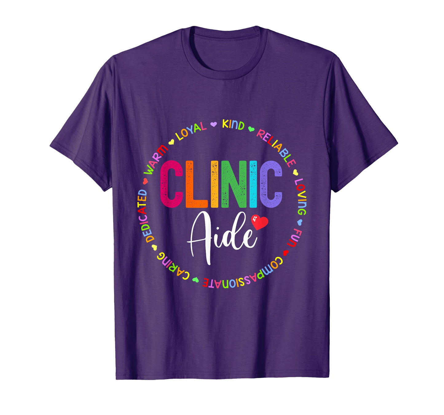 Clinic Aide For School Nurse Appreciation Week Back School T-Shirt
