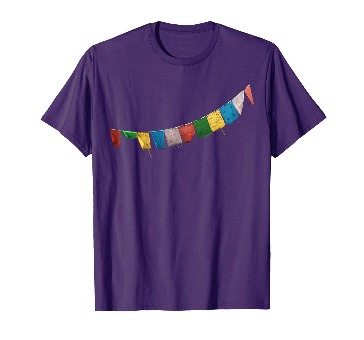Tibetan Prayer Flag T-Shirt - Meditation & Qi Gong Shirt T-Shirt