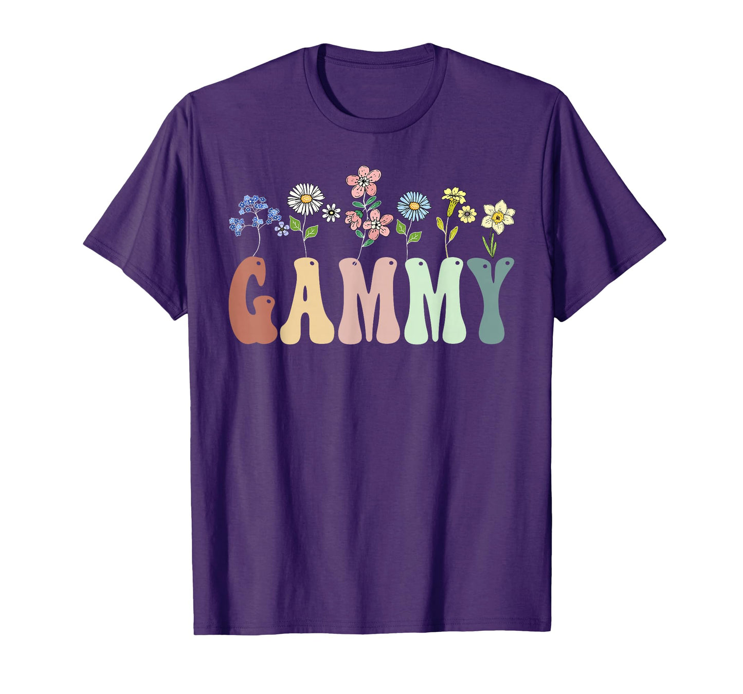Gammy Gifts Women Wildflower Floral Design Gammy T-Shirt