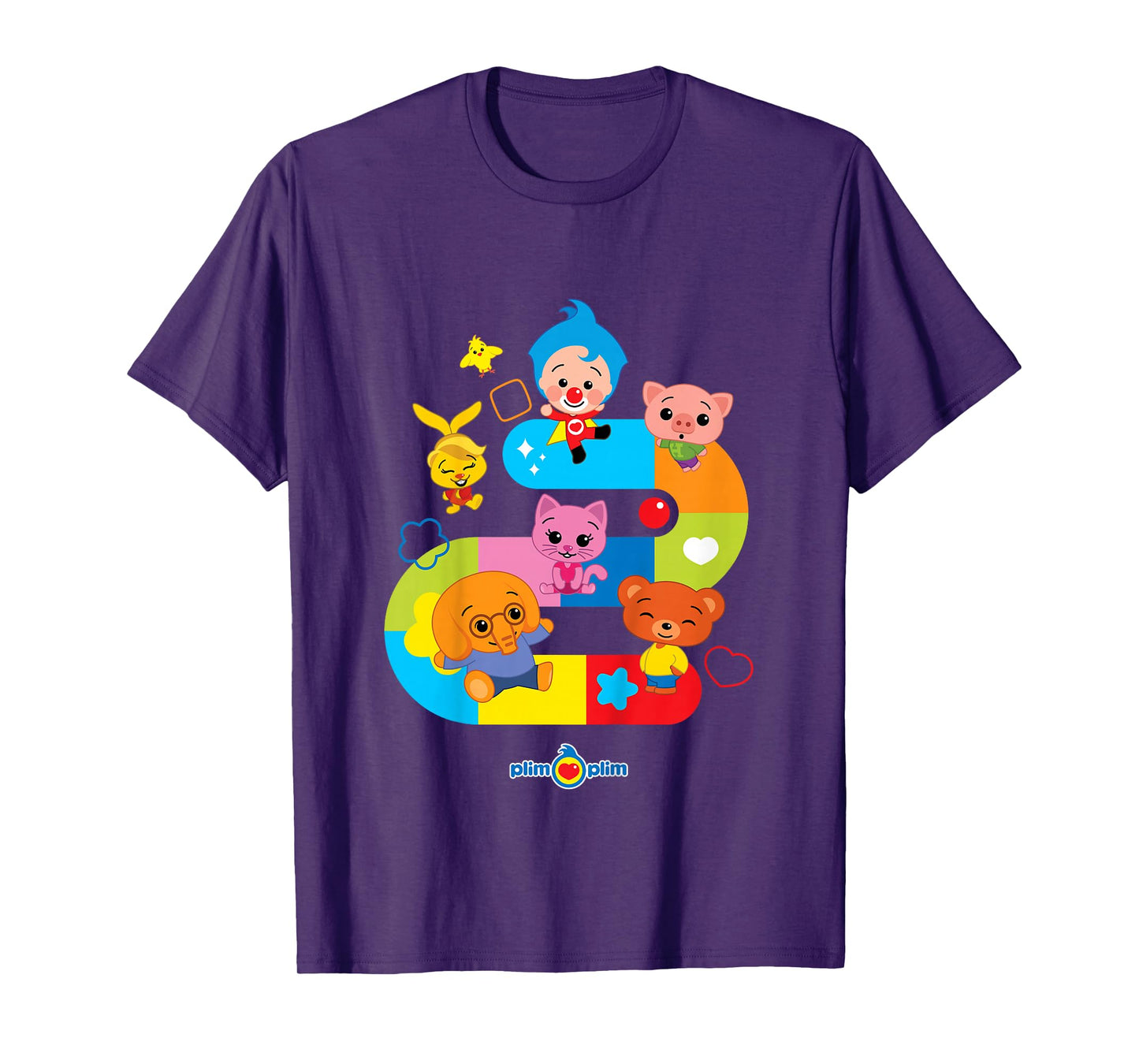Plim Plim The Kindness Hero - Colourful designs for children T-Shirt