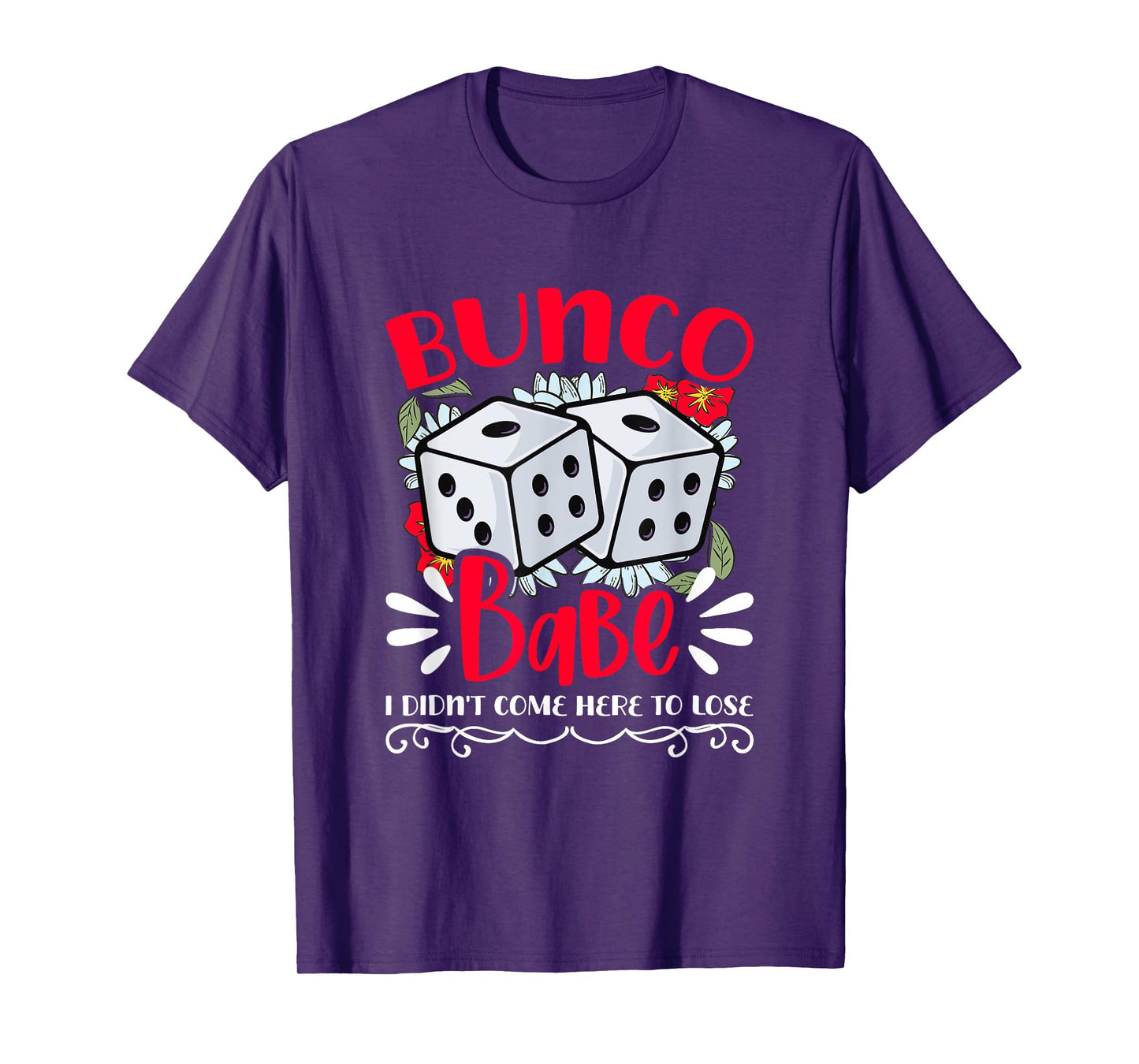 Bunco Babe Bunco Game Night Dice Game Funny Bunco Player T-Shirt