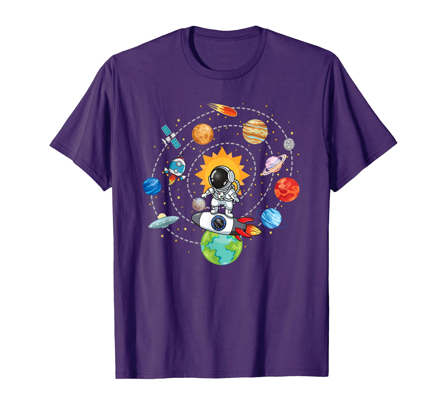 Solar System Planets Science Space Astronaut Universe Galaxy T-Shirt