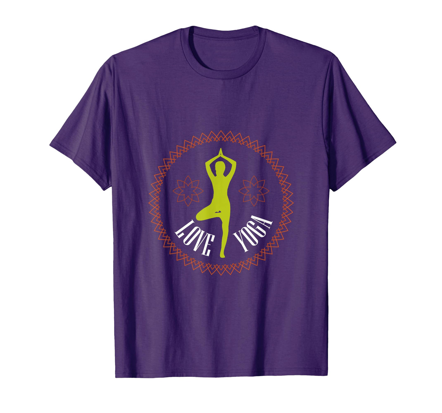 Yoga Tee Shirts "I LOVE YOGA" for Yoga Lovers T-Shirt