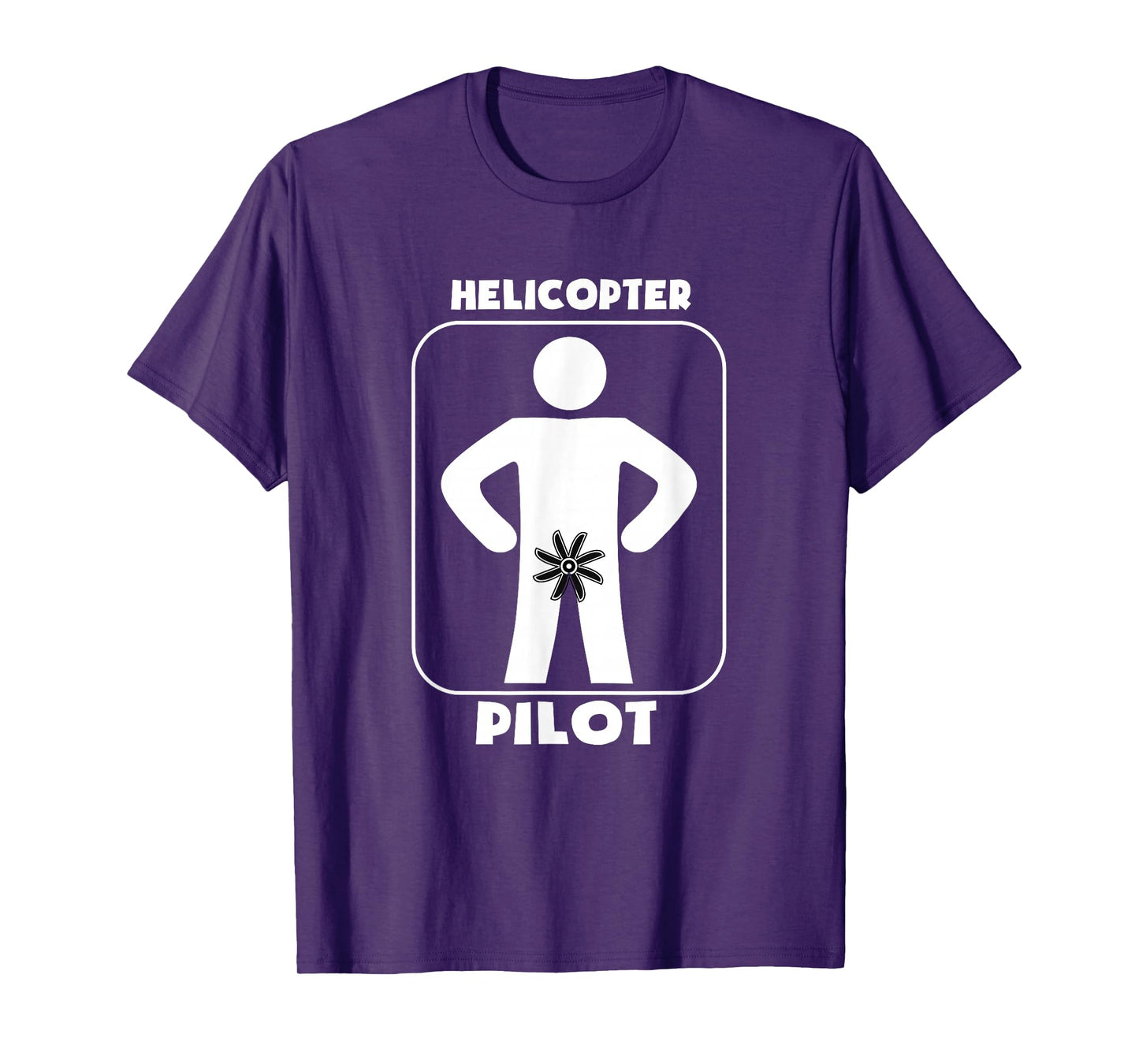 Funny Helicopter Pilot Raunchy Shirts Adult Humor Dirty Tee T-Shirt