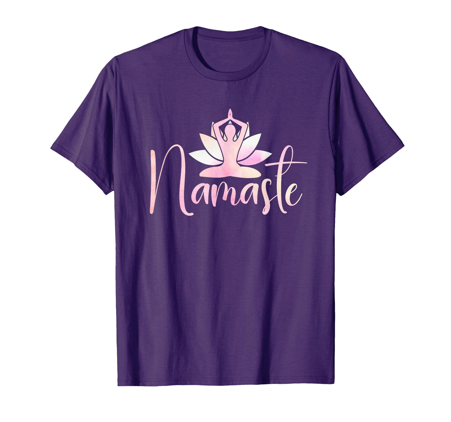 Namaste Lotus Flower Meditation Yoga T-Shirt