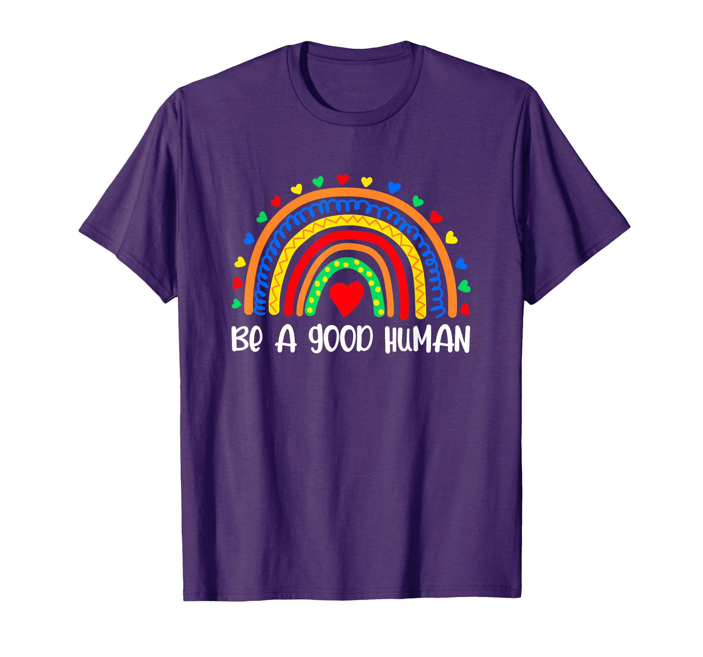 Retro Be A Good Human Saying Kindness Quote Positive Message T-Shirt