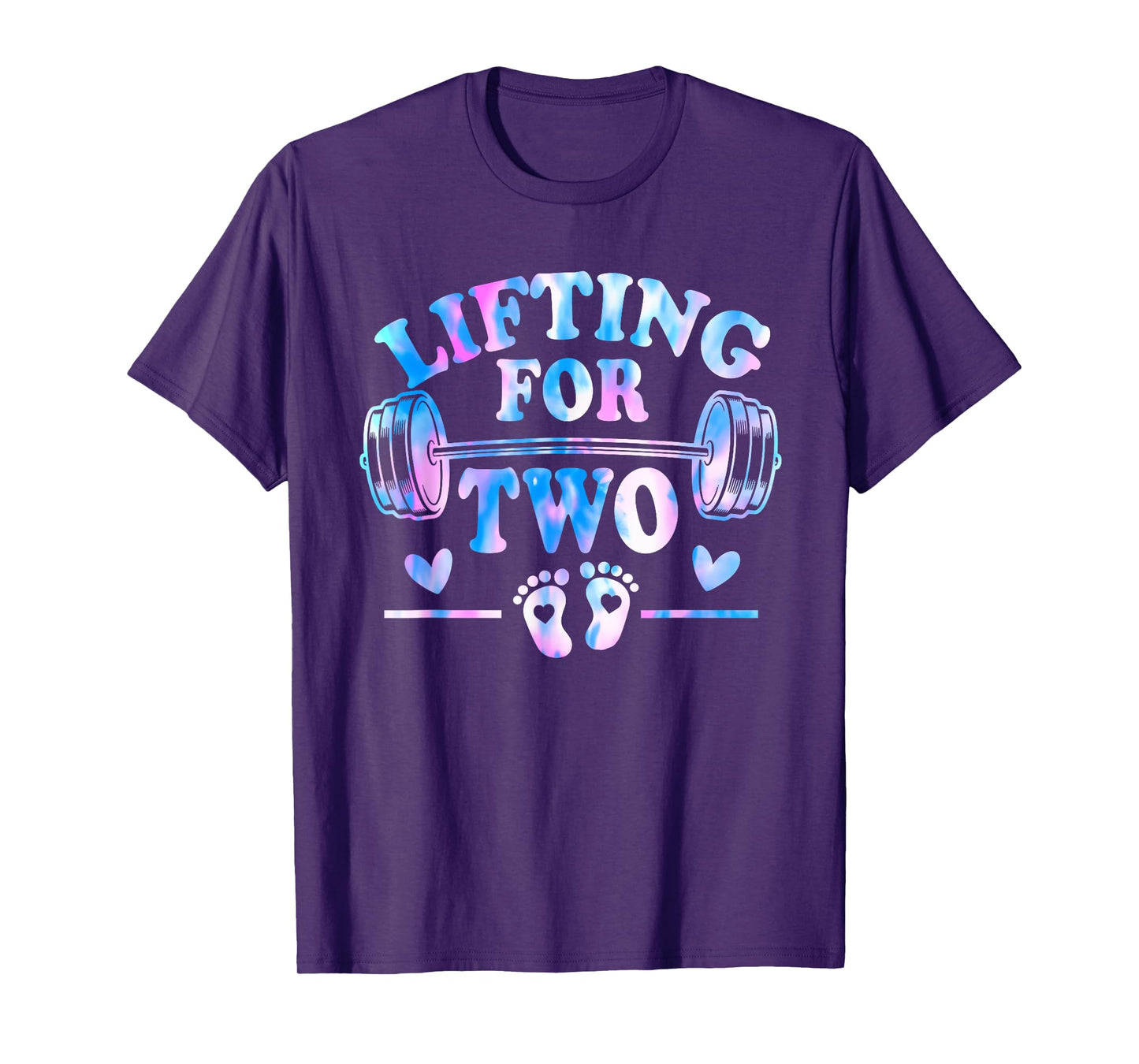 Lifting For Two Pregnancy Gym Fitness Workout Expecting Mom T-Shirt