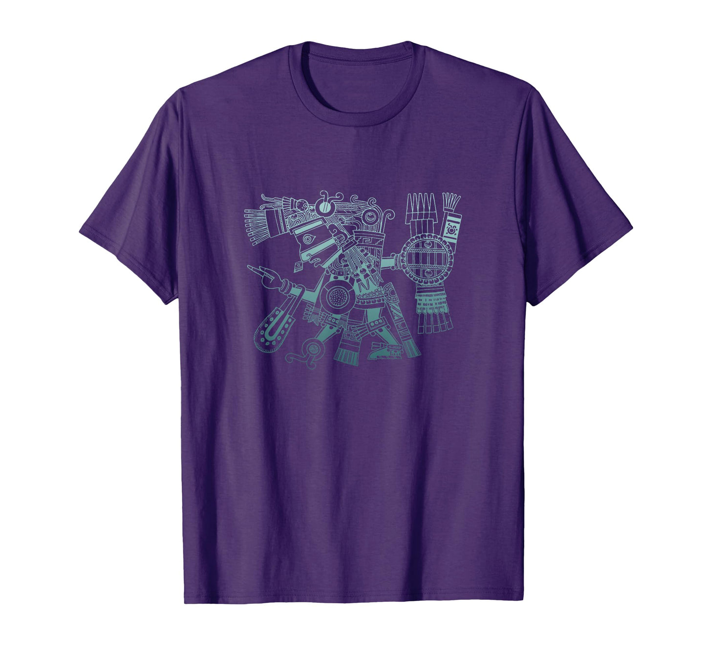 Maya patron deity Tezcatlipoca warrior Aztec Indians Mexico T-Shirt