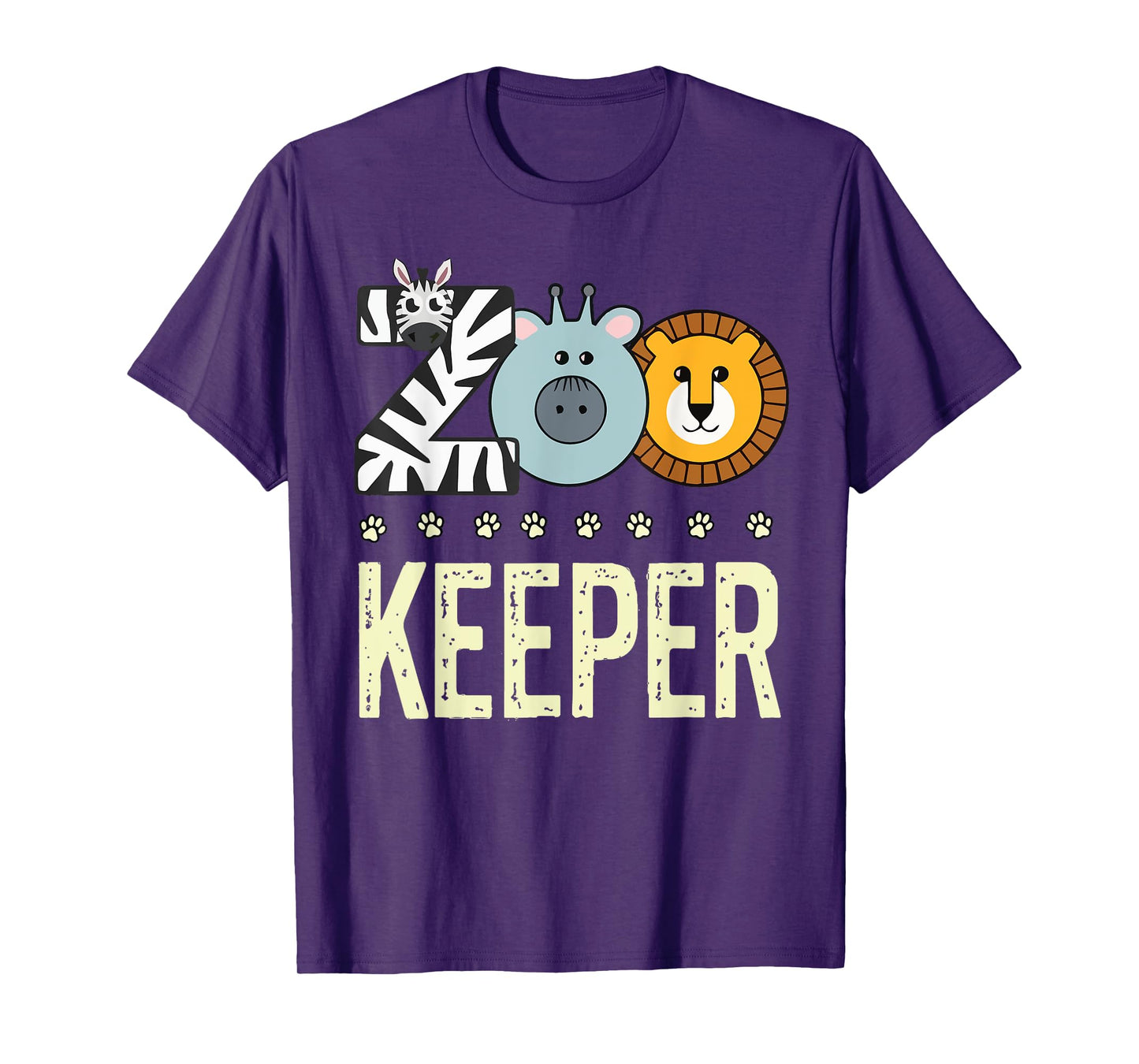 Zookeeper Costume Adult Men Zoo Animal Safari Zoo Keeper T-Shirt