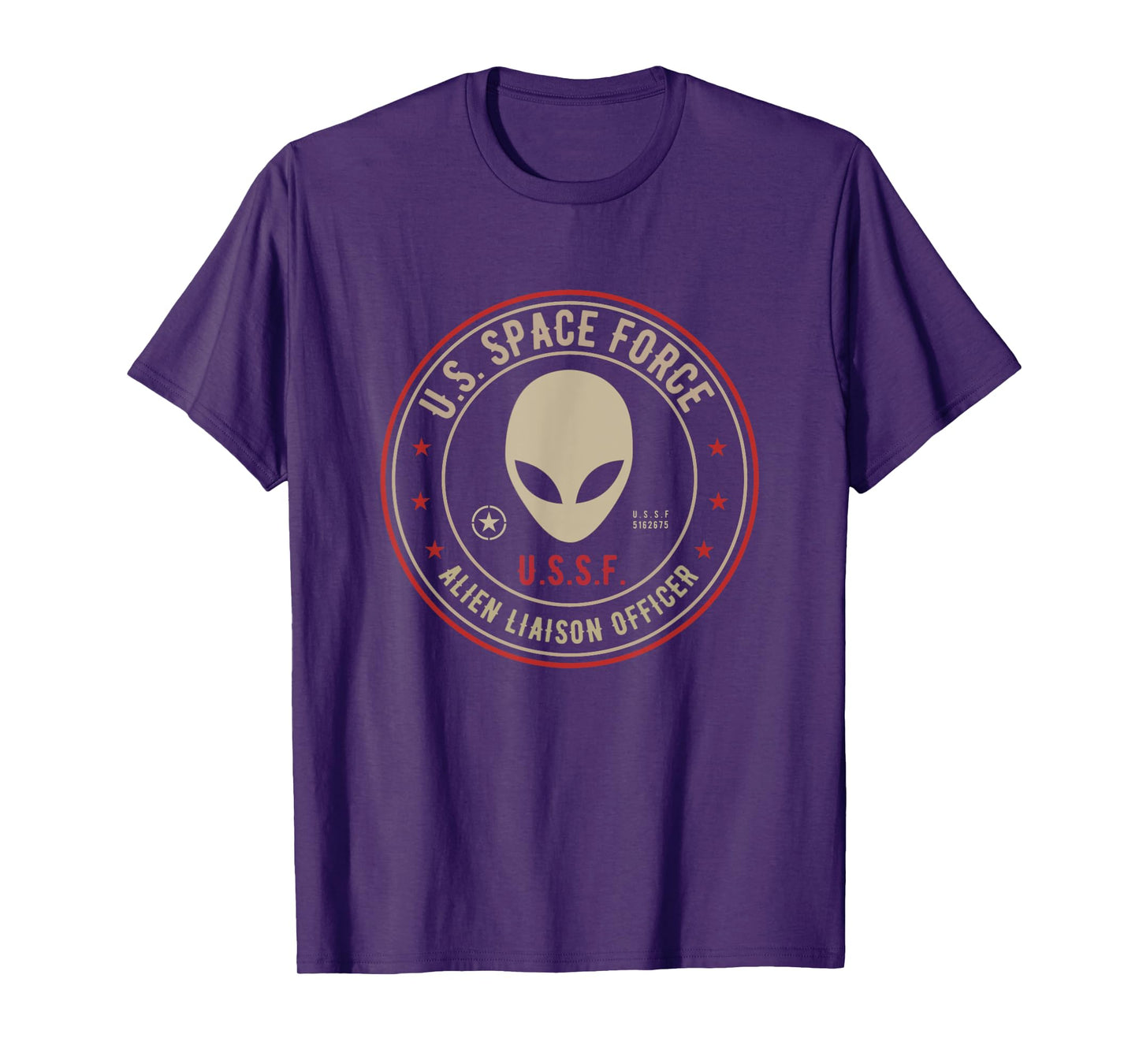 US Space Force Insignia Alien Liaison Officer funny gift T-Shirt