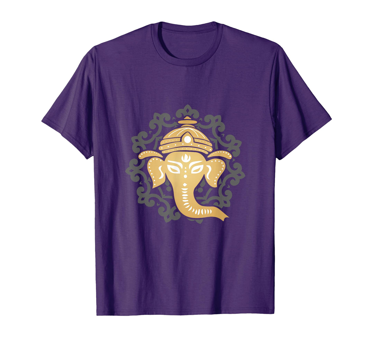 Yoga Mandala Elephant Hindus Dharma Chakra Hinduism T-Shirt