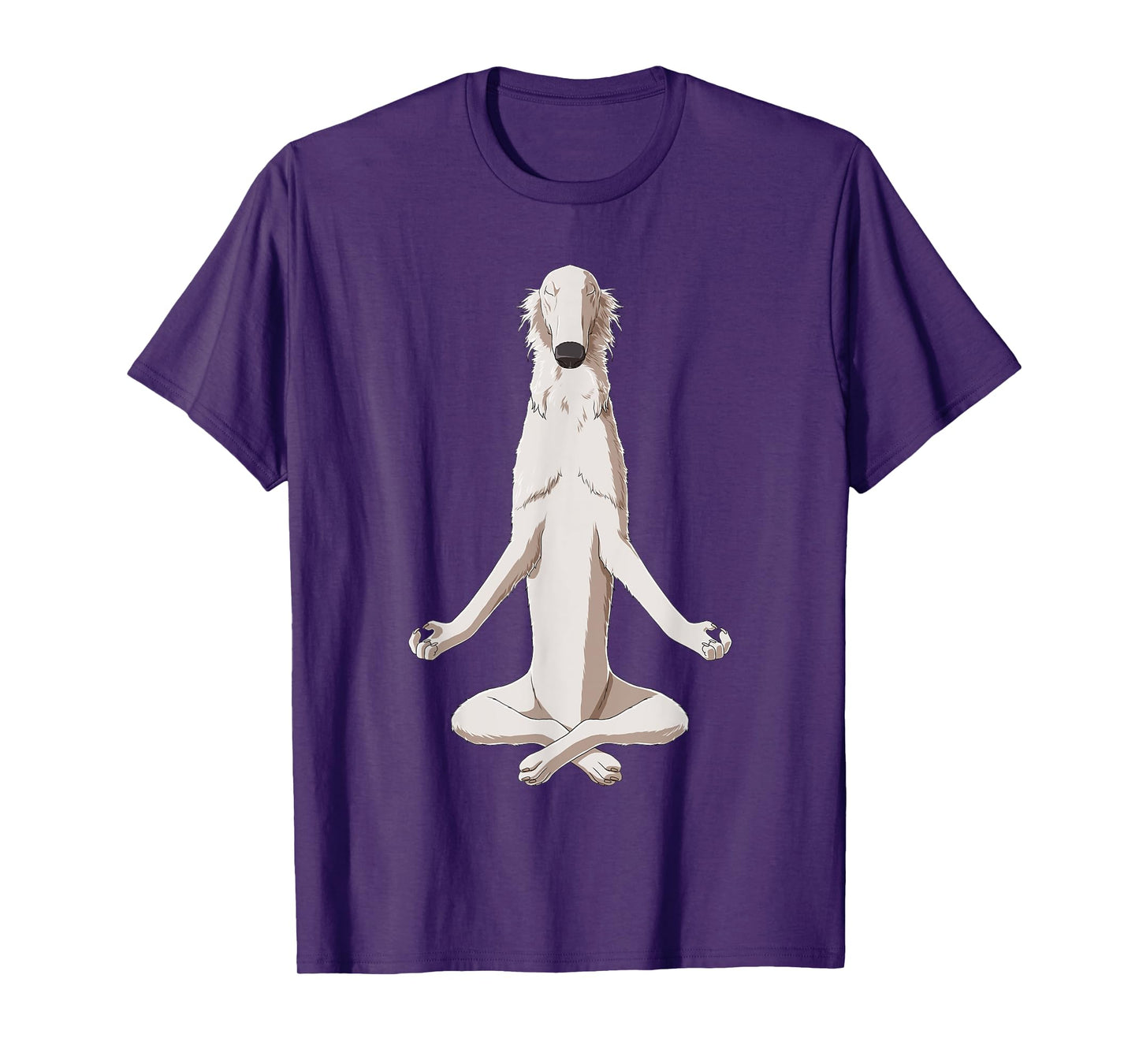 Yoga Dog Borzoi T-Shirt