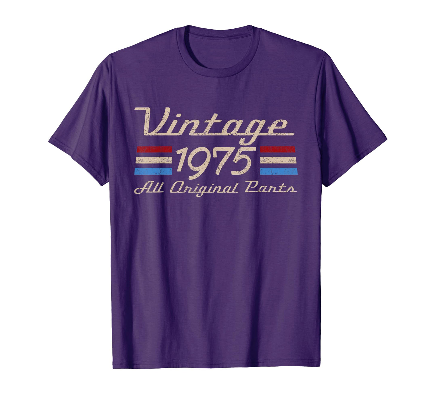 Vintage '75 Retro Birthday Top for Men 50th 1975 Dad USA 50 T-Shirt