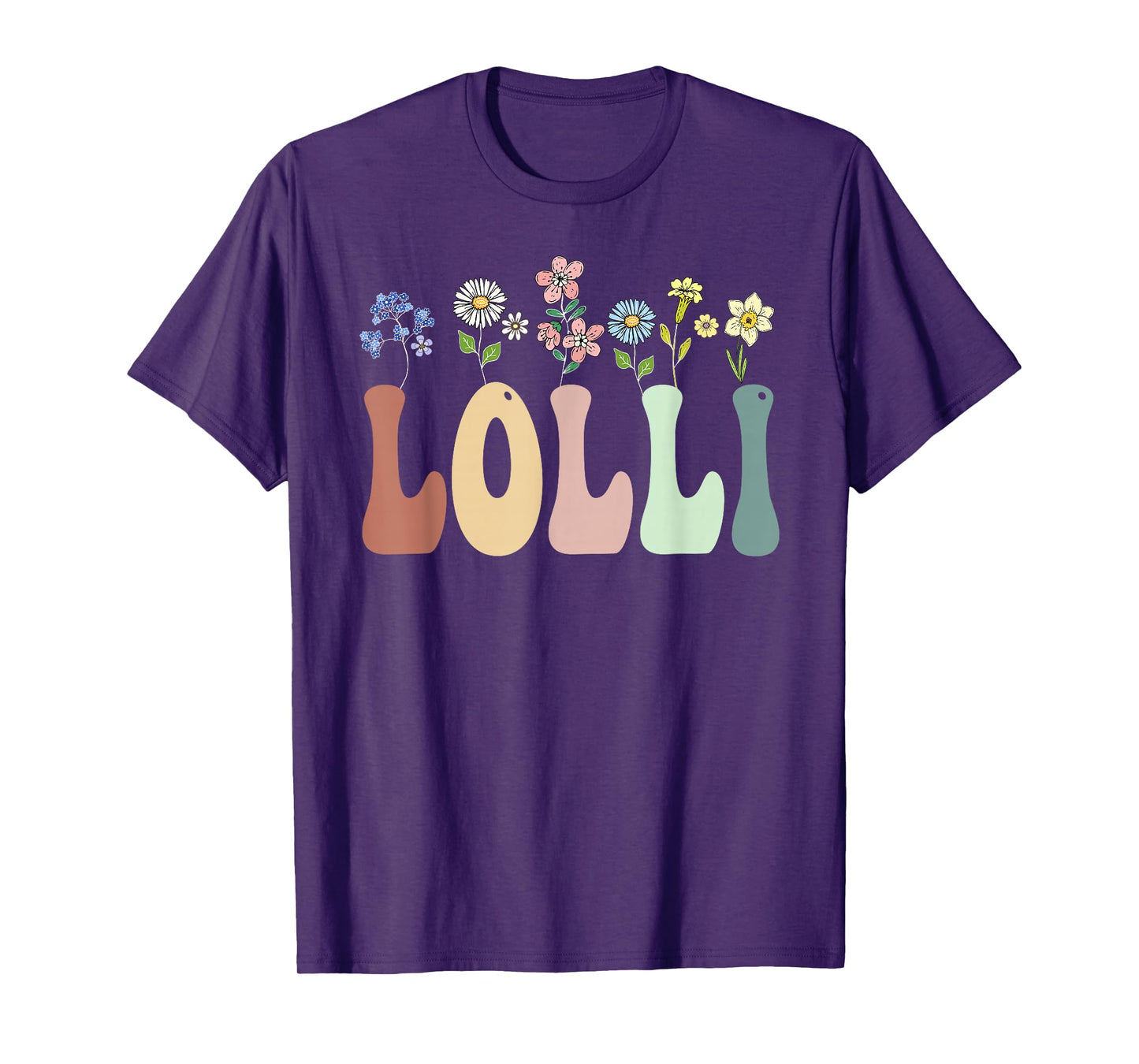 Lolli Gifts Women Wildflower Floral Design Lolli T-Shirt