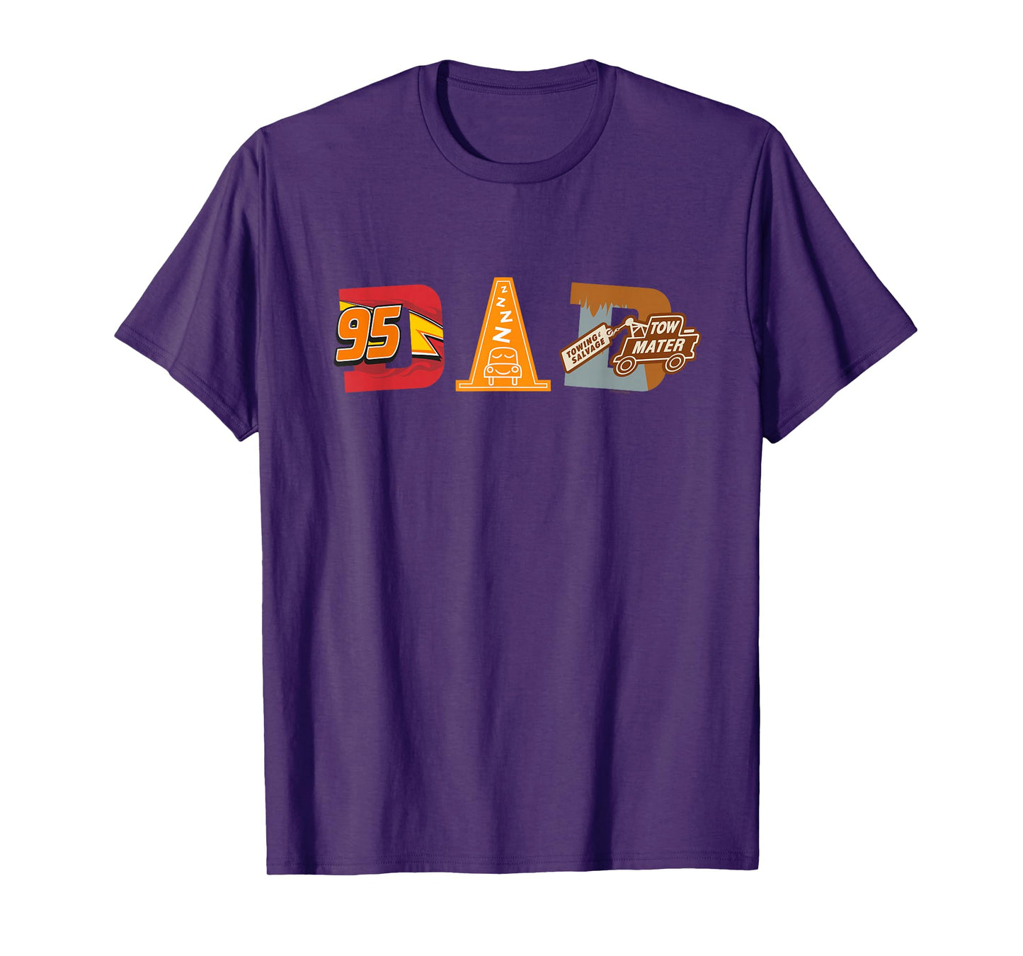 Disney and Pixar’s Cars Cozy Cone Dad Father’s Day Birthday T-Shirt