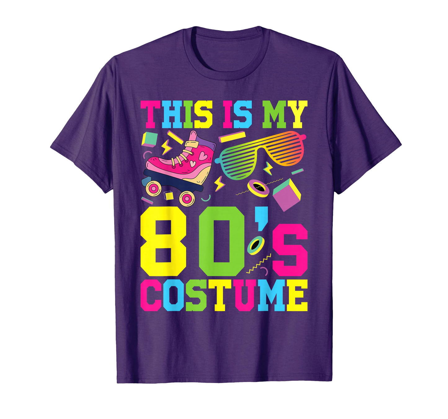 This Is My 80's Costume 1980 80s Party Outfit Men Women T-Shirt