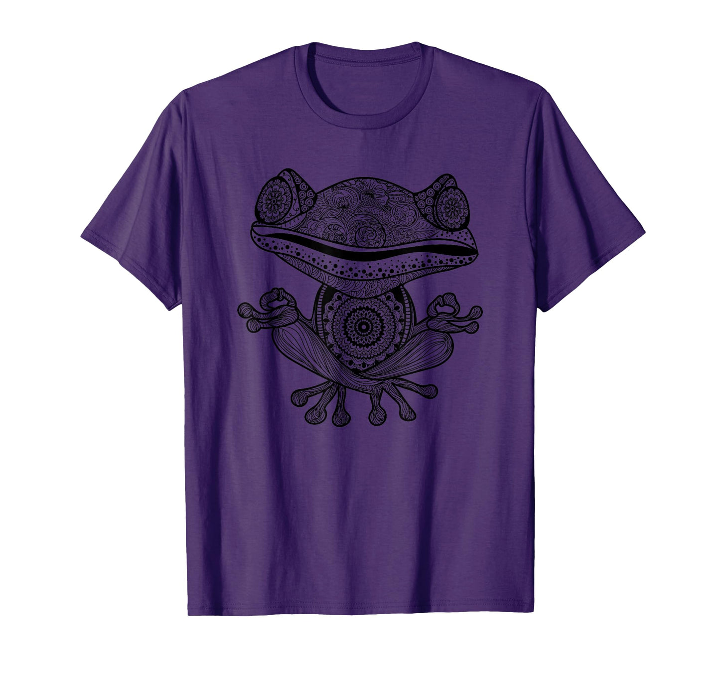 Yoga Shirt Yoga Frog Mandala Meditation Class Teacher Gift T-Shirt