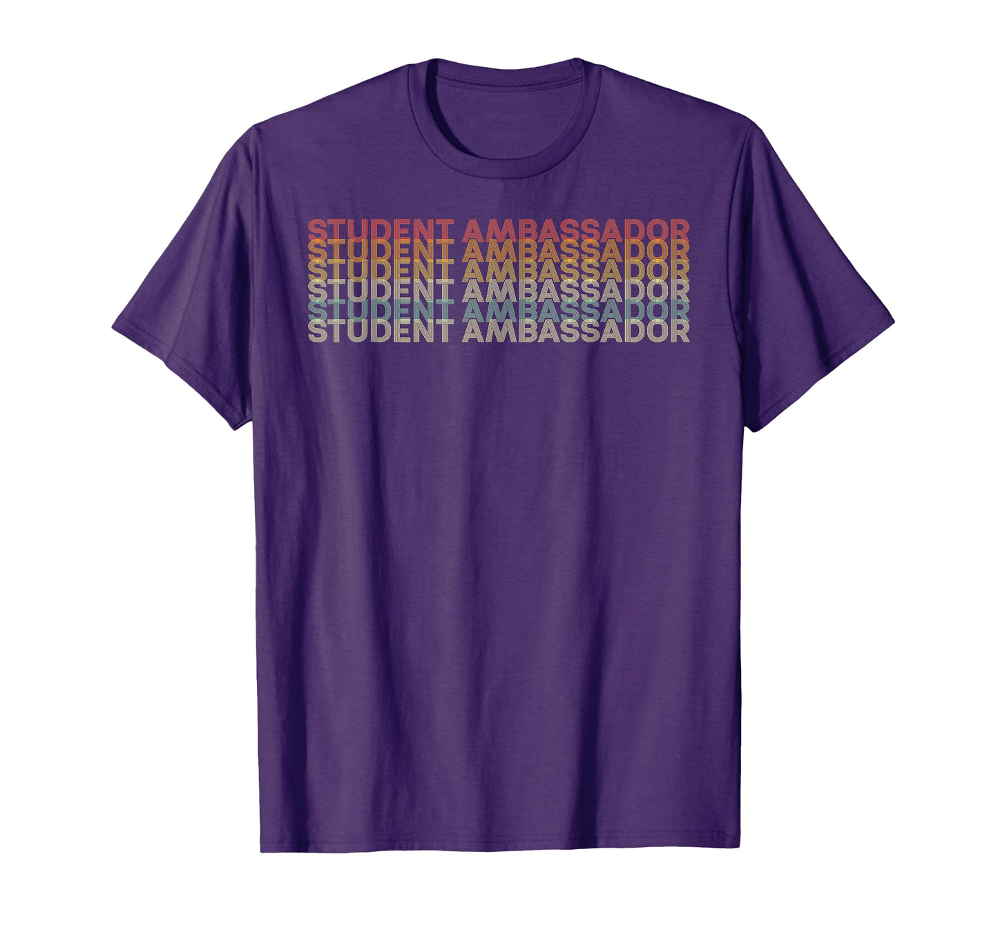 Retro 70s Student Ambassador Job Title T-Shirt