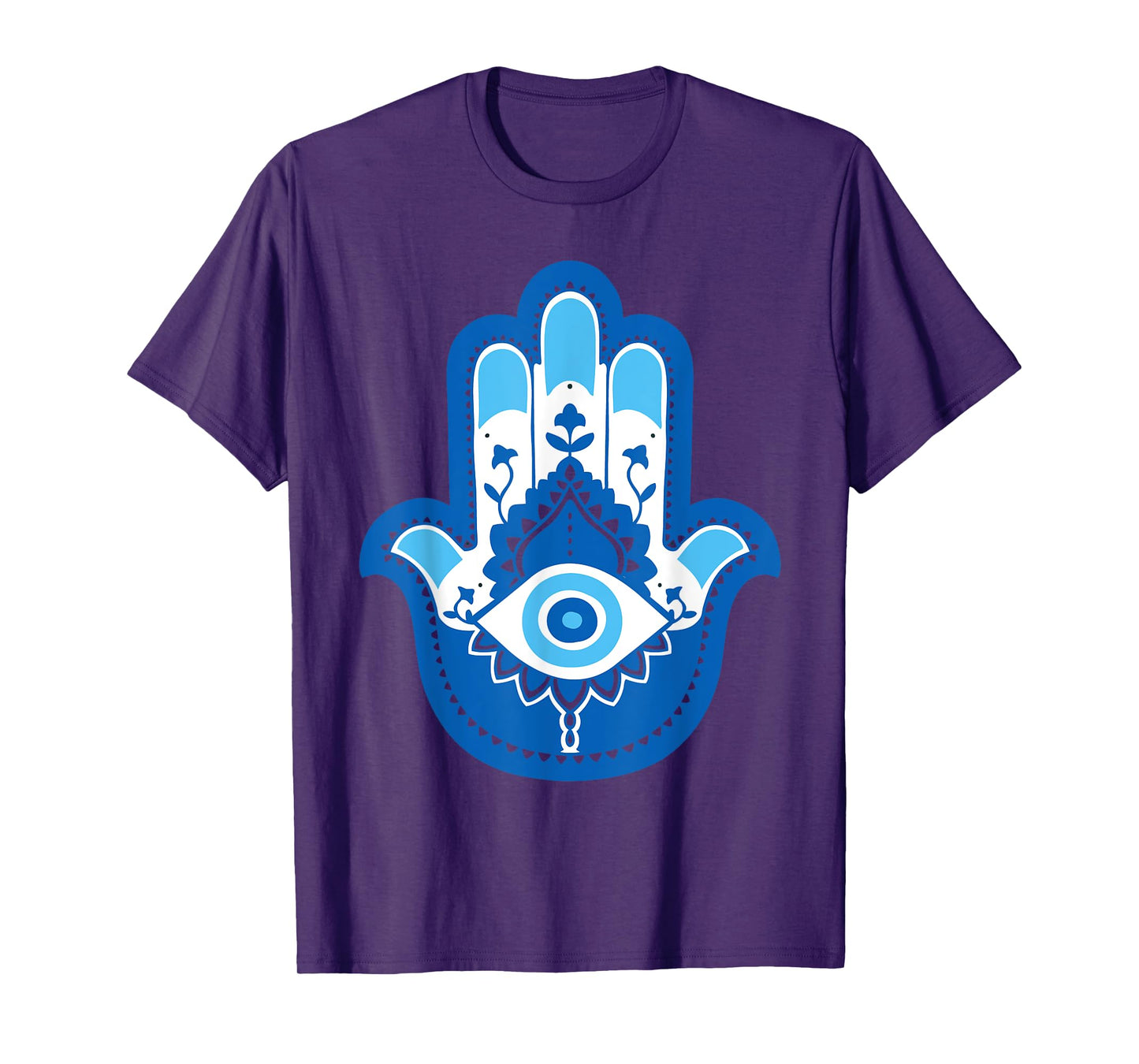 Hamsa Fatima Hand Yoga Graphic T-Shirt
