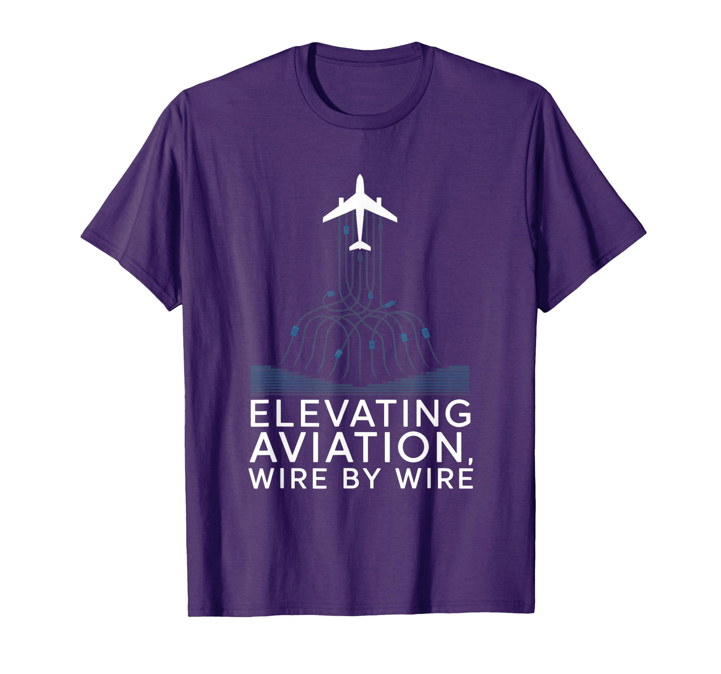 Elevating Aviation Wire By Wire Avionics Technician T-Shirt