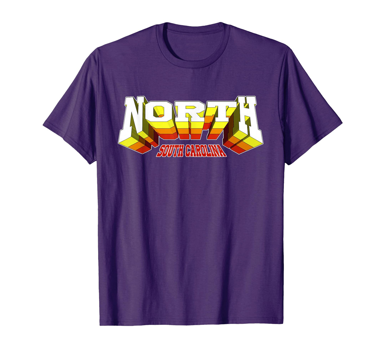 Retro North City SC South Carolina T-Shirt
