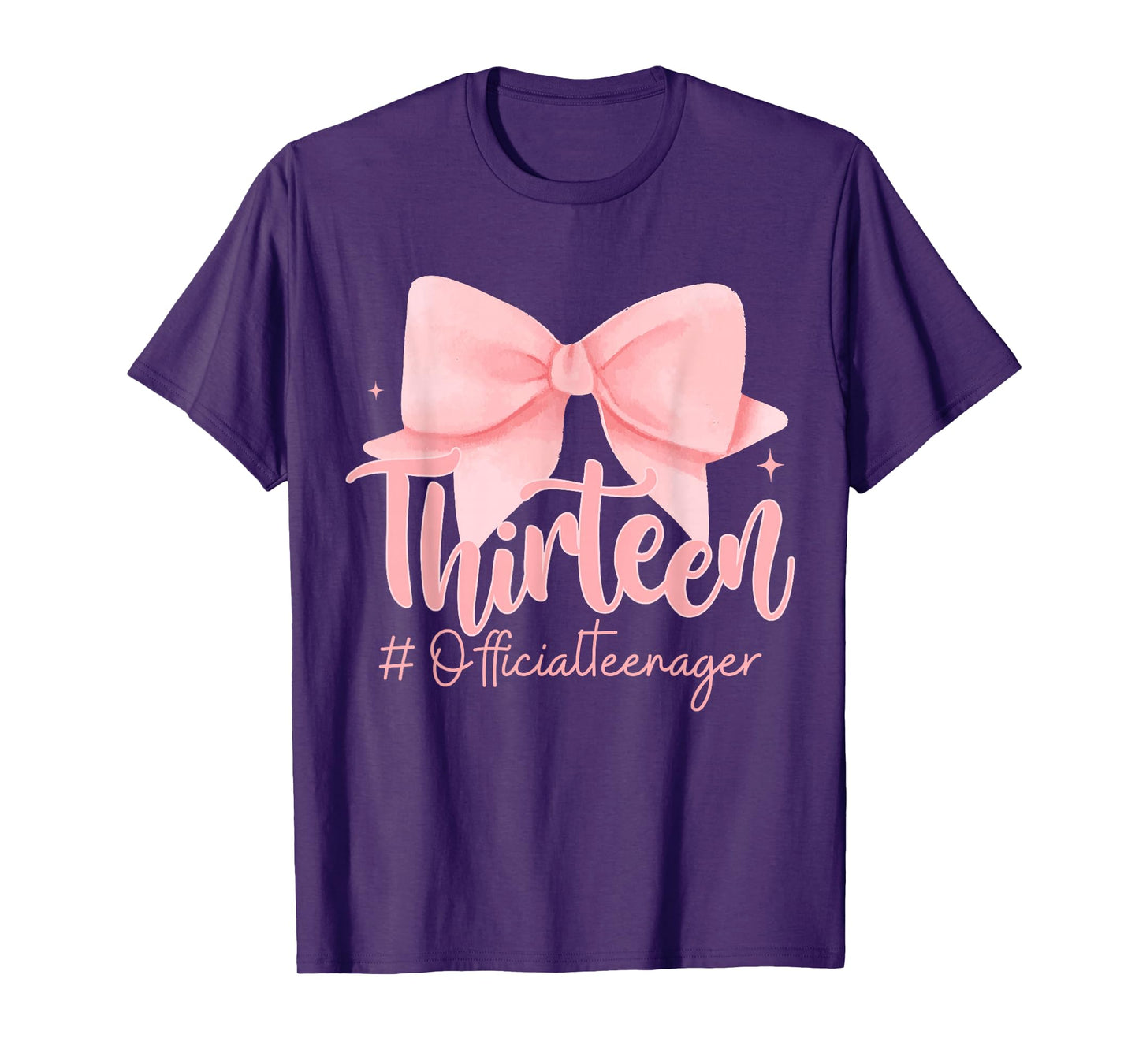 Thirteen Official Teenager Coquette 13th Birthday Girl Teen T-Shirt