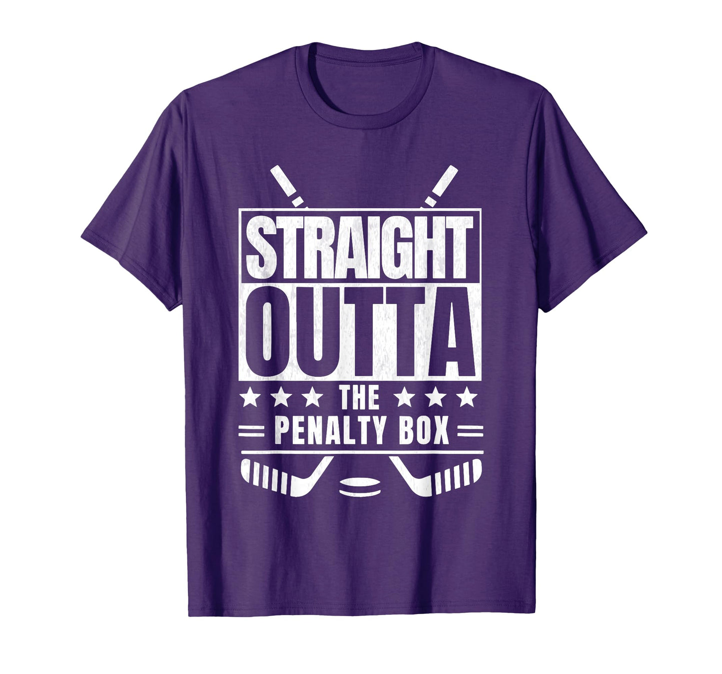 youth straight outta the penalty box kids funny boys & girls T-Shirt