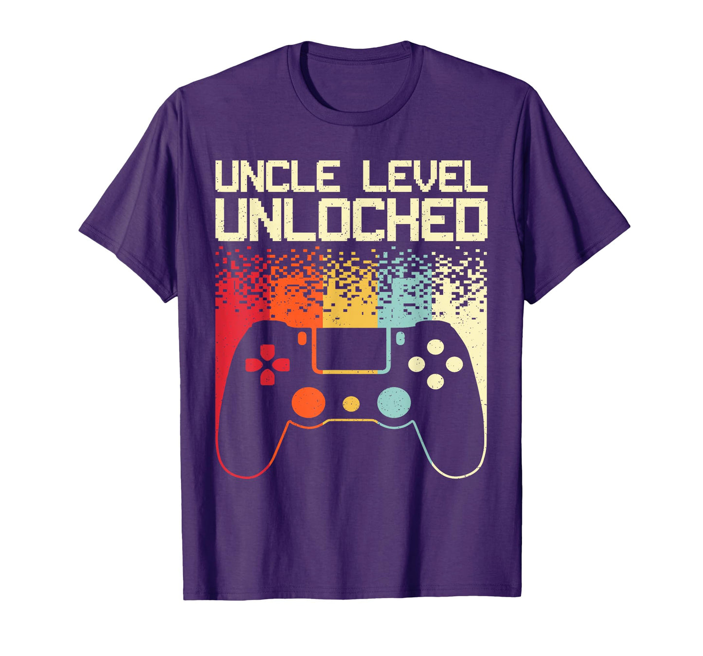 Gaming Uncle Art For Men Video Gamer First Time Uncle To Be T-Shirt