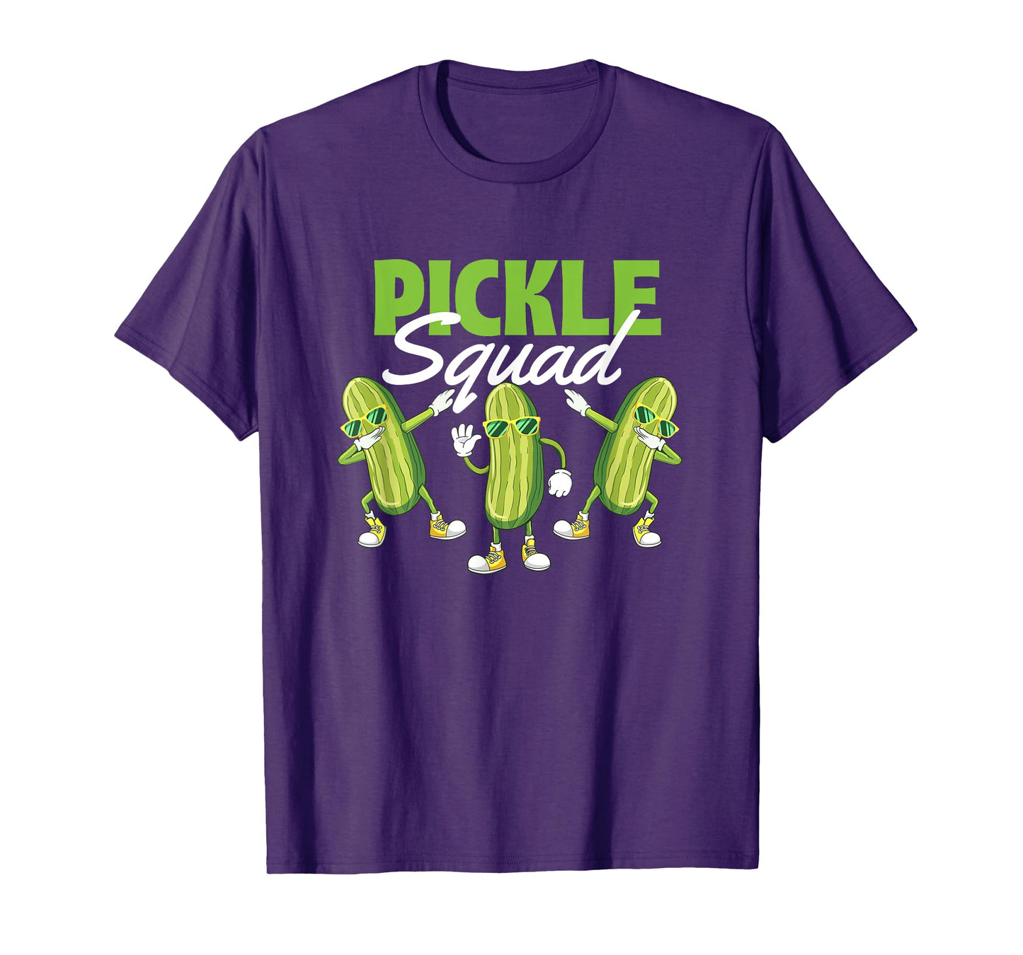 Pickle Lover Shirts - Dill Pickle Lover Unisex-Adult T-Shirt, Black, Small, Short Sleeve, Cartoon, Casual, Modern, All Seasons, Crew Neck, Pull On