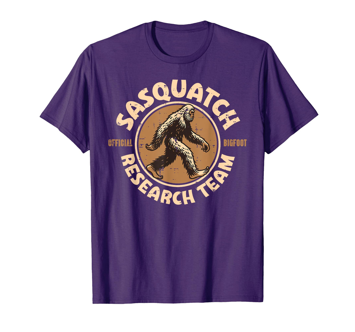 Sasquatch Official Research Team Fun Bigfoot Women Men Kids T-Shirt