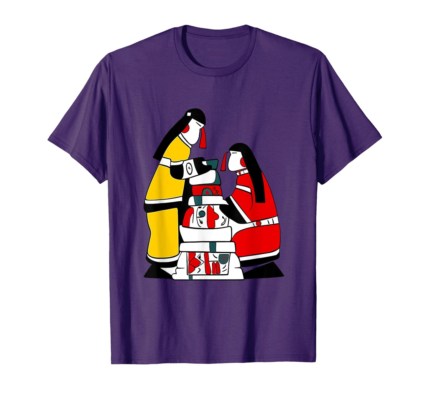 Inukshuks Human Figure Native Inuit Style T-Shirt