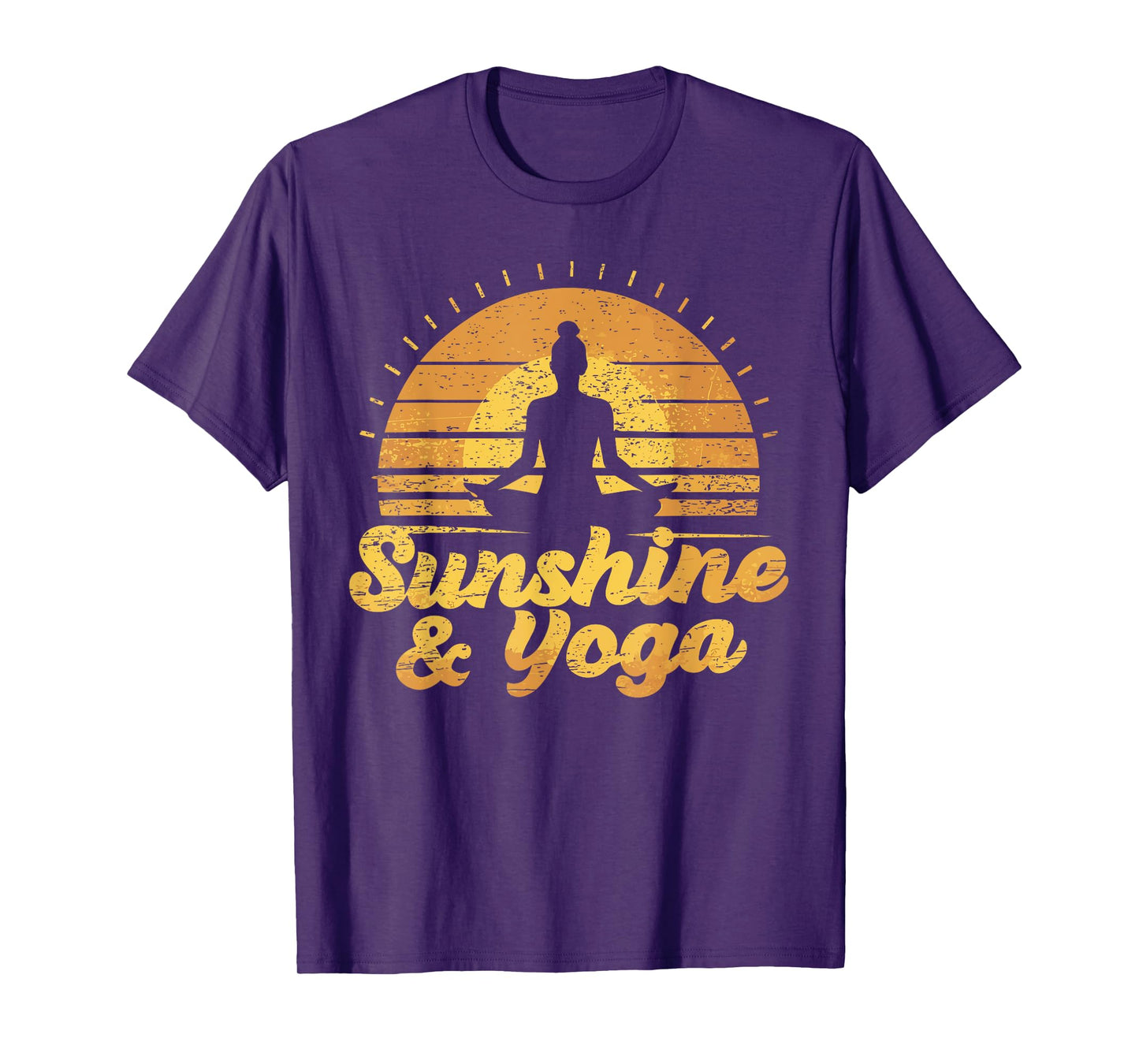 Sunshine & Yoga Shirt for Yoga Practicioner | Summer Yoga T-Shirt for Men Women Kids