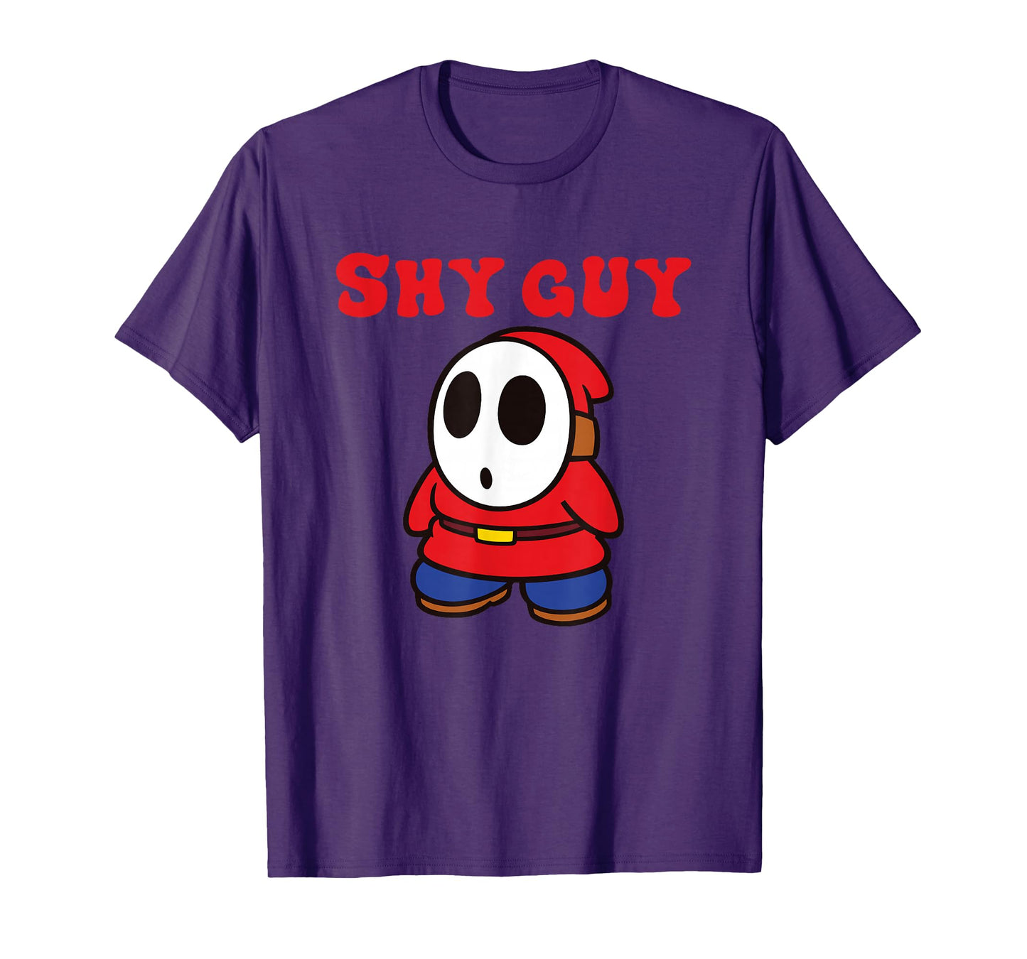 Super Mario Bros Shy Guy Simple Retro Nintendo Icon T-Shirt