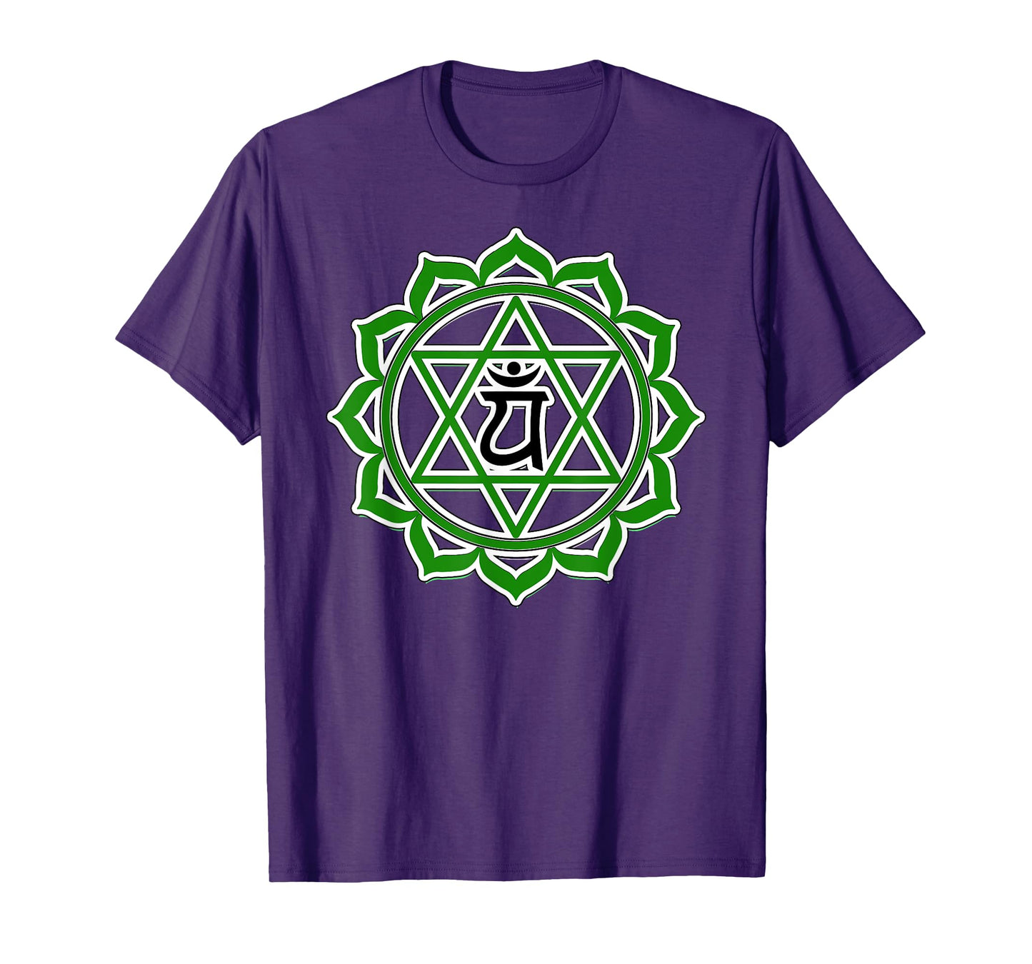 Yoga Anahata Heart Green Chakra T-Shirt