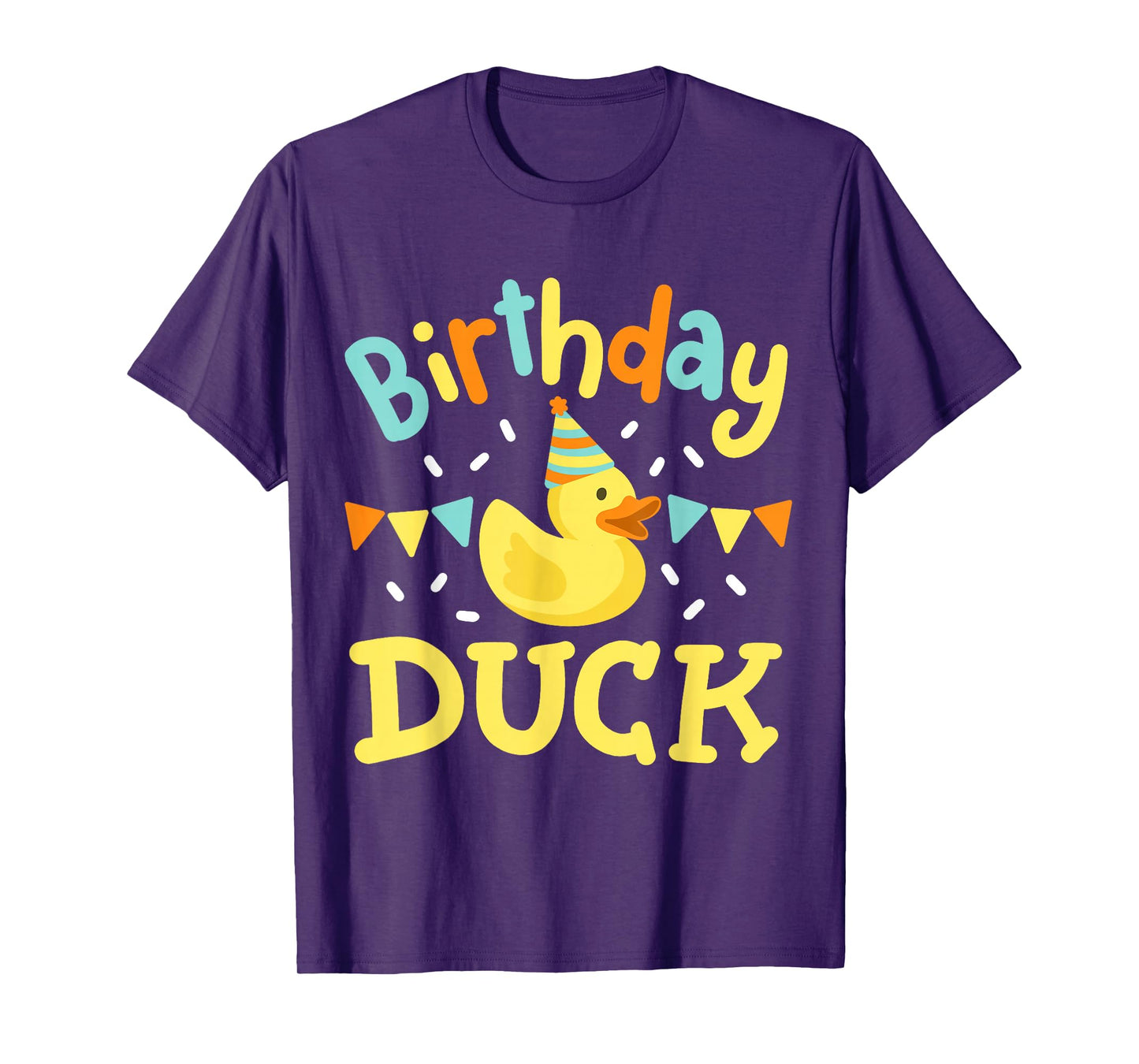 Birthday Duck Kids Girls Boys Rubber Duck Bday Party Family T-Shirt
